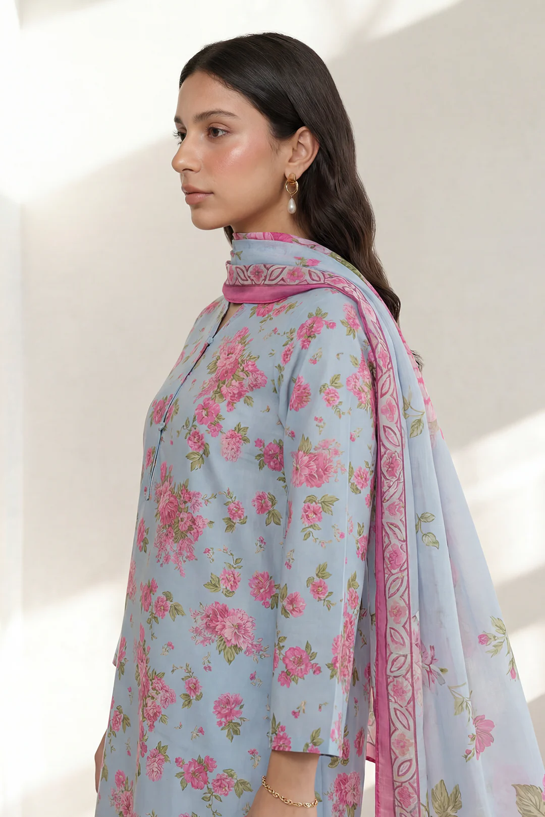 Kurta Dupatta Trouser - 3157 - Image 2