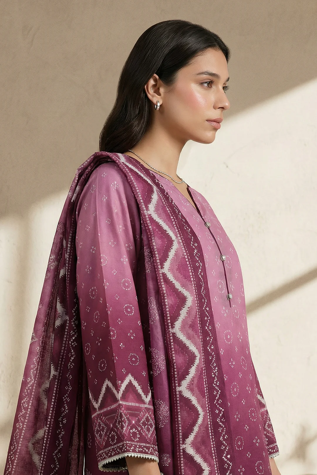 Kurta Dupatta Trouser - 3185 - Image 2