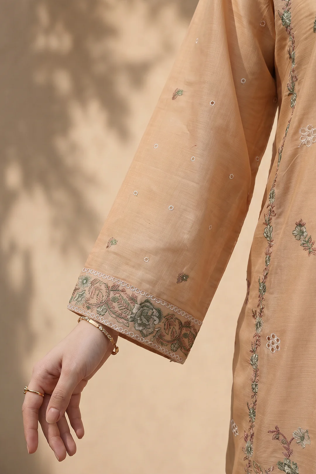Embroidered Kurta Dupatta Trouser - 3711 - Image 5