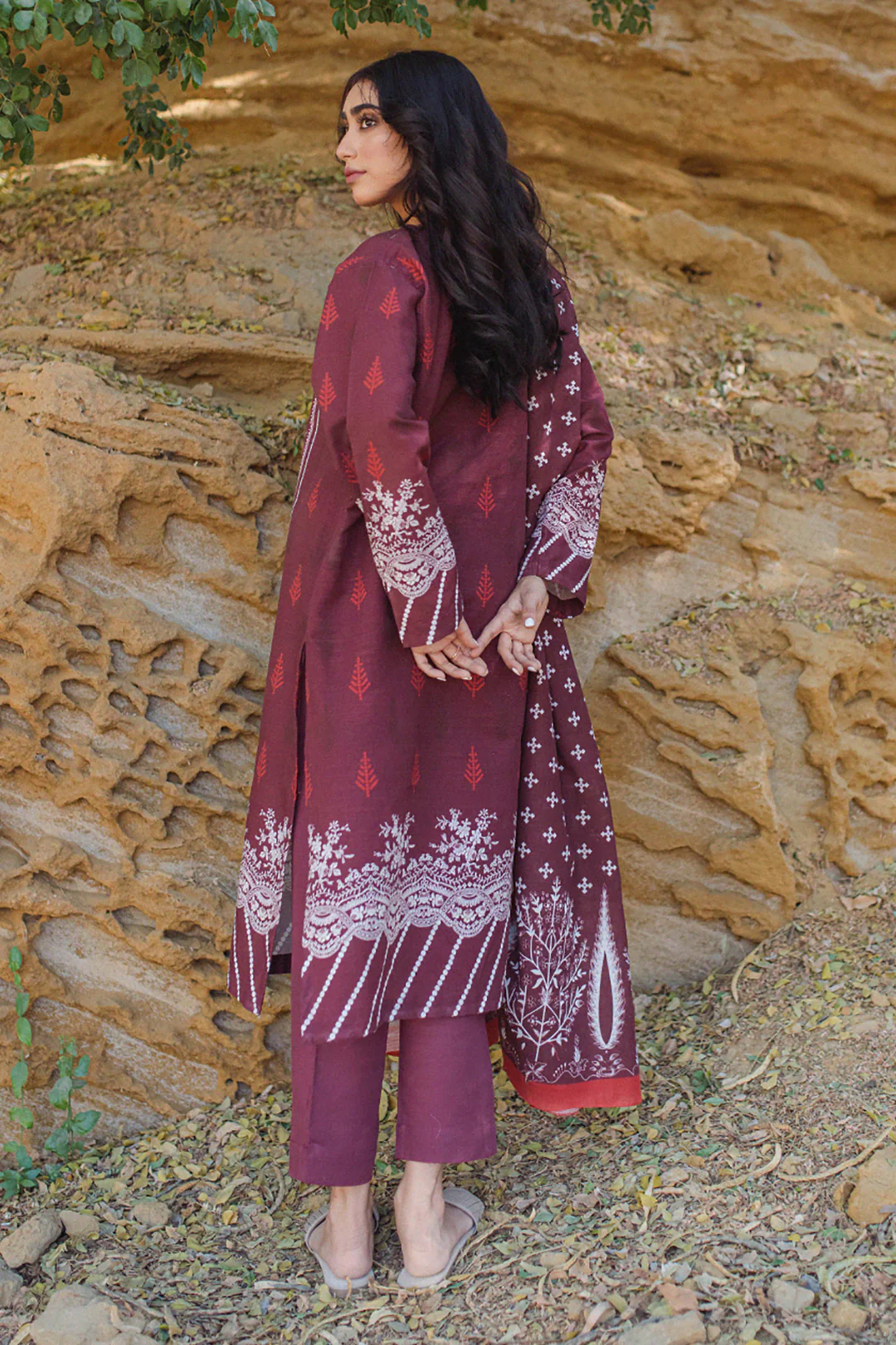 Kurta Dupatta Trouser - 0777 - Image 5
