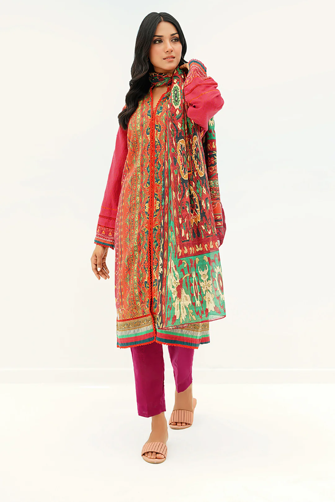 Kurta Dupatta Trouser - 1367 - Image 3