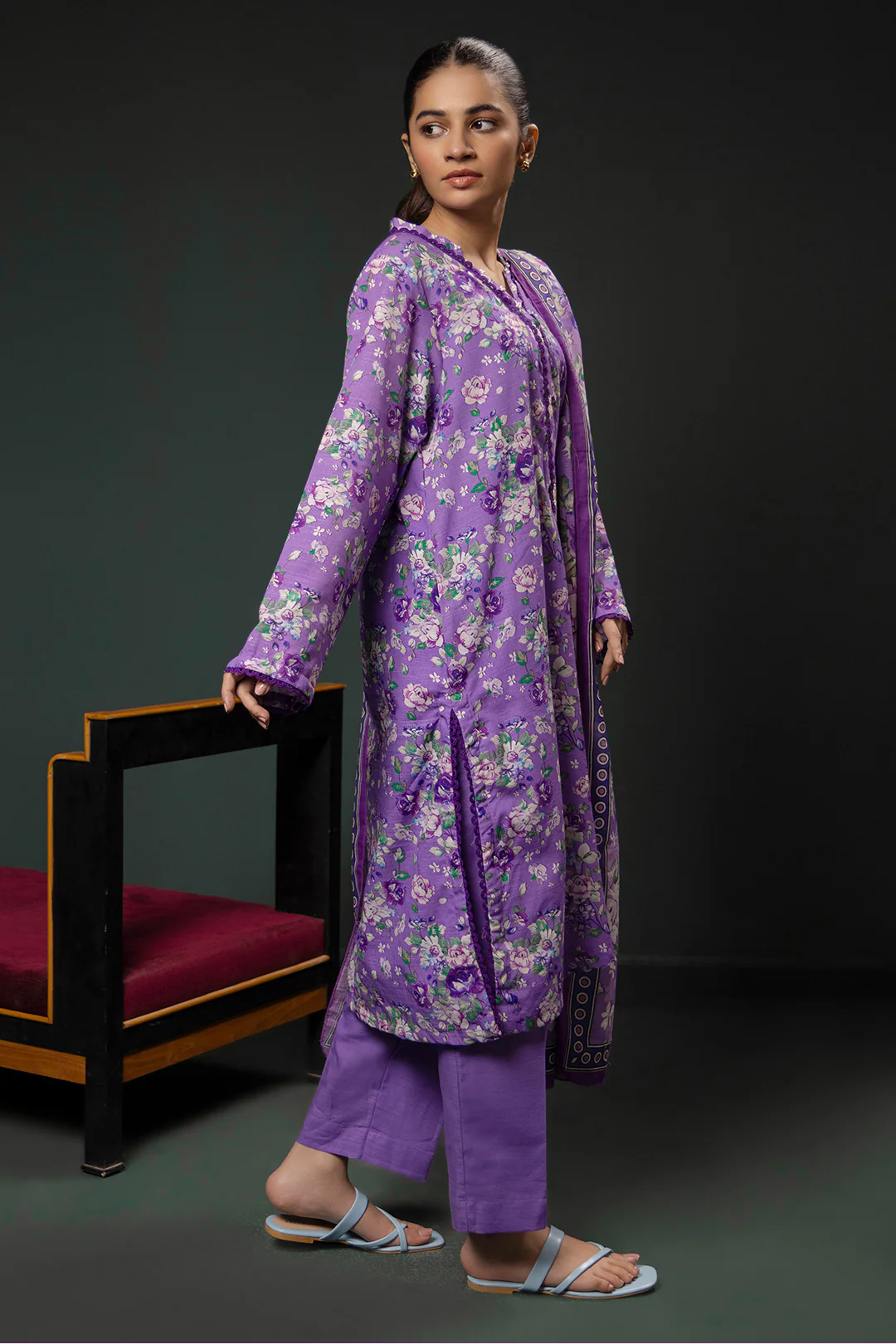 Kurta Dupatta Trouser - 2948 - Image 4