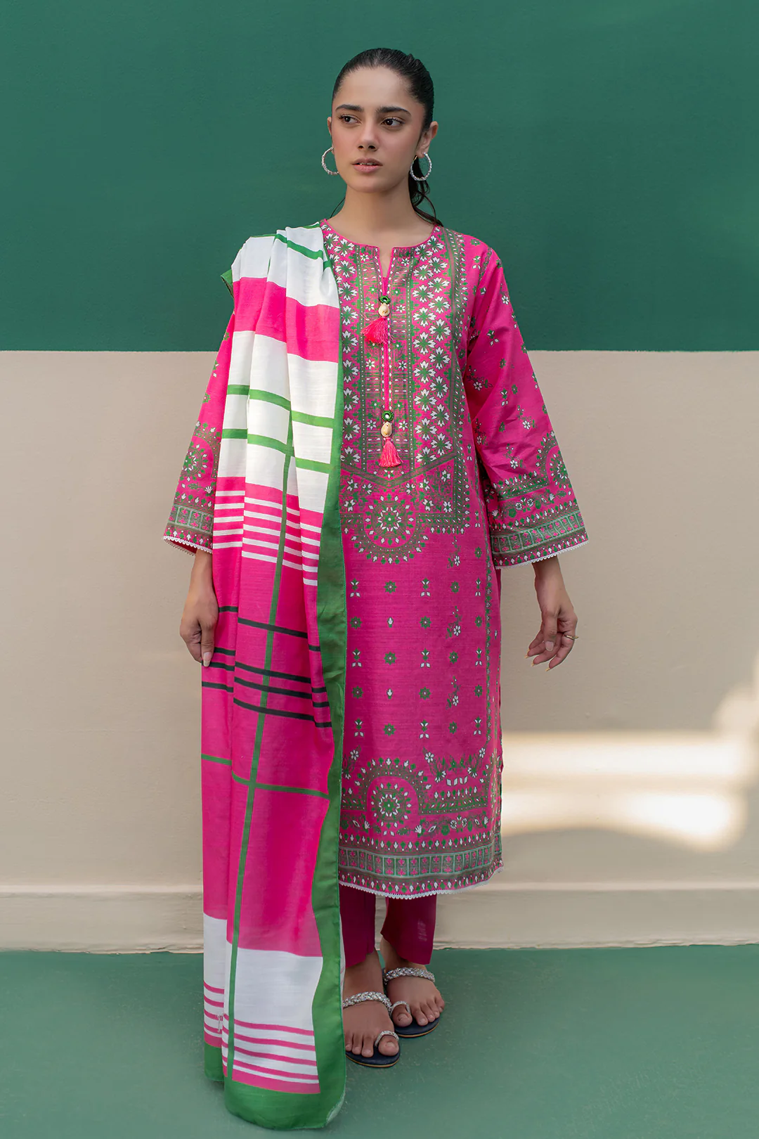 Kurta Dupatta Trouser - 2949 - Image 2