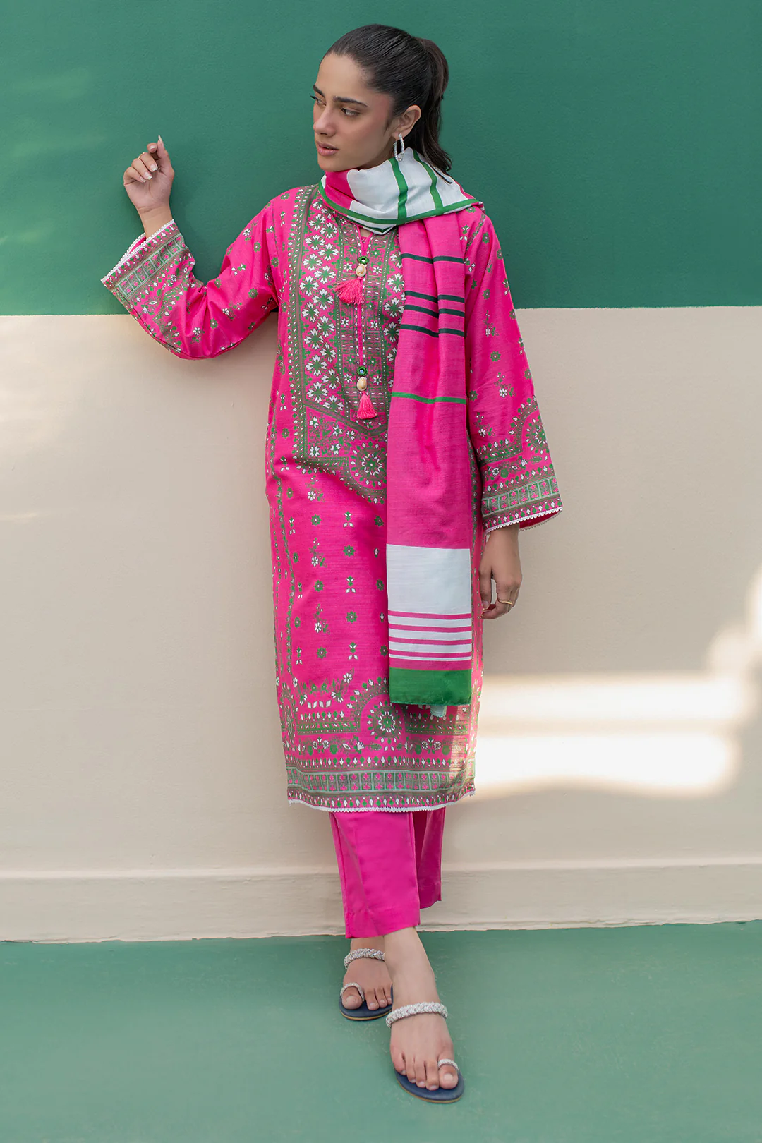 Kurta Dupatta Trouser - 2949 - Image 6