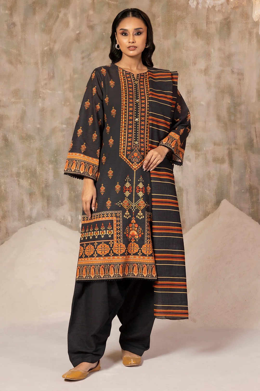 Kurta Dupatta Trouser - 3073 - Image 3