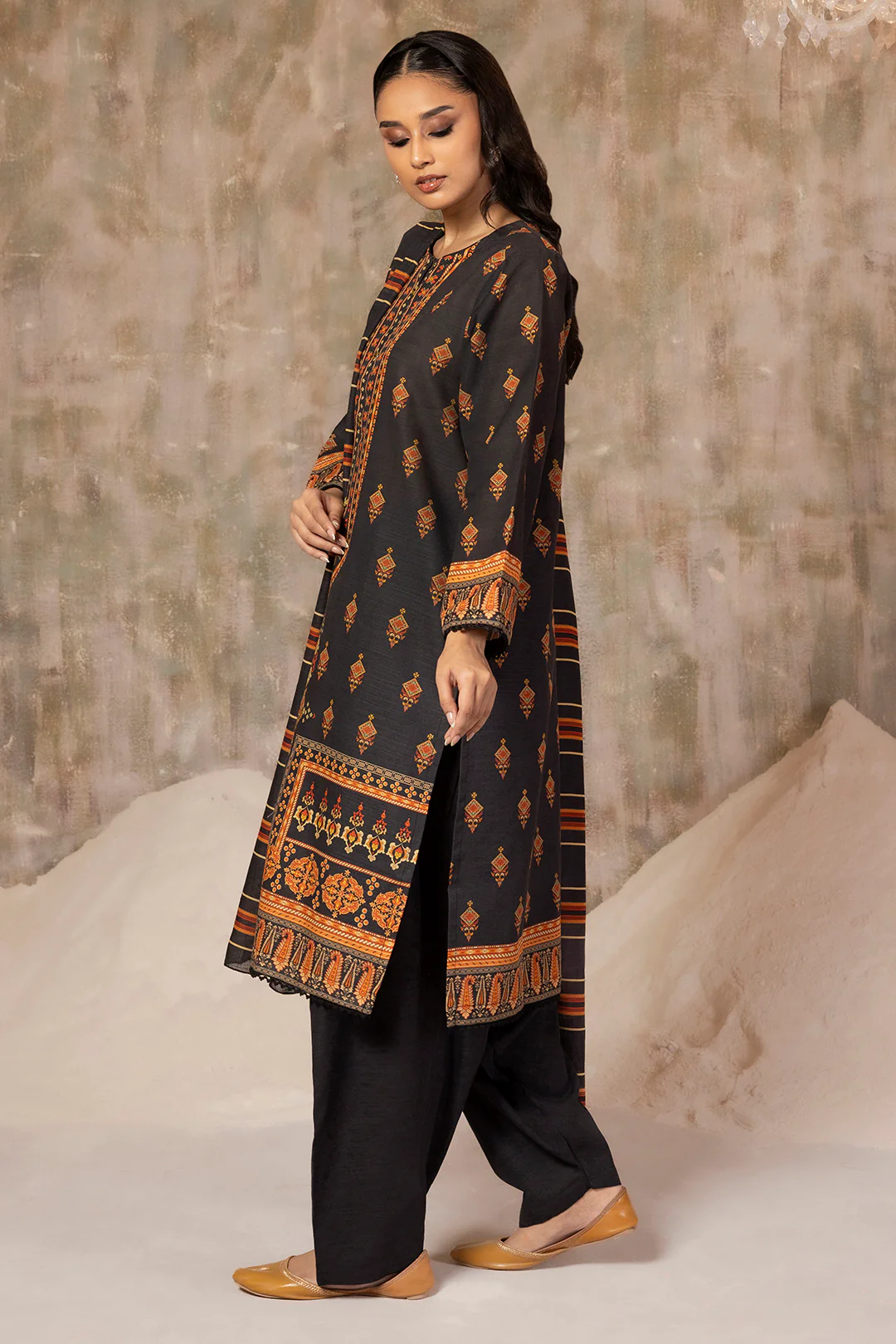 Kurta Dupatta Trouser - 3073 - Image 9