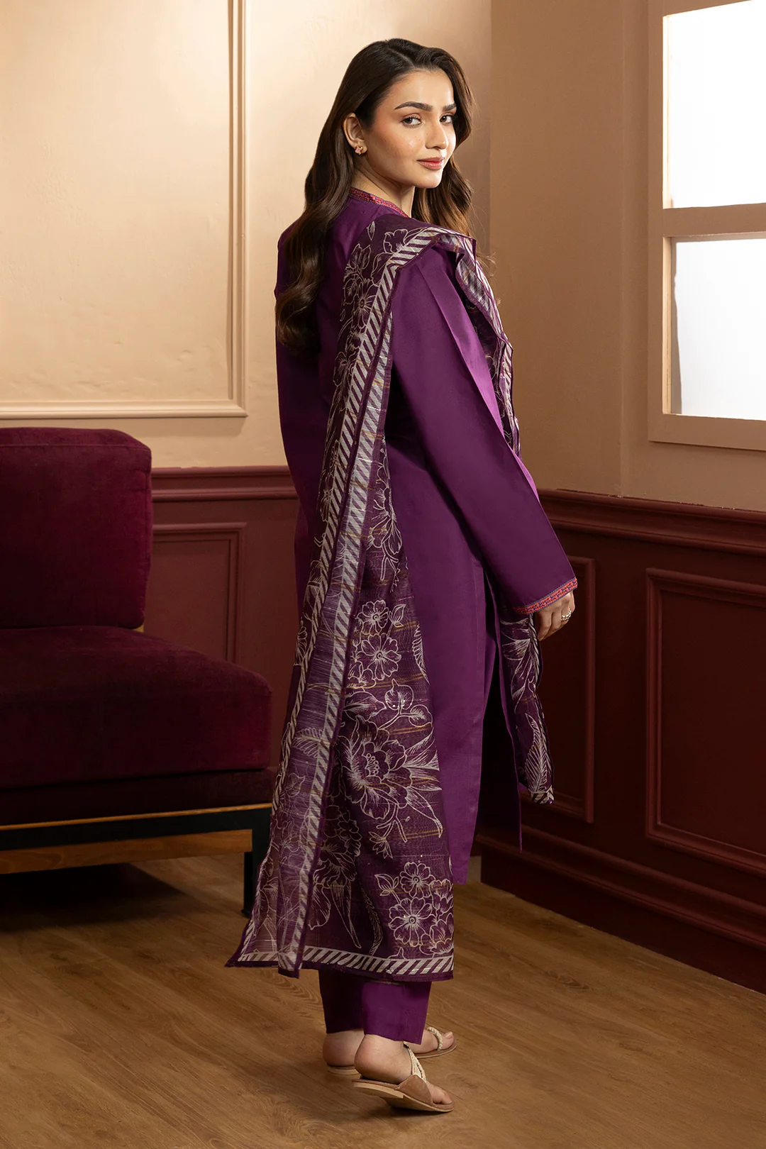 Kurta Dupatta Trouser - 3074 - Image 6