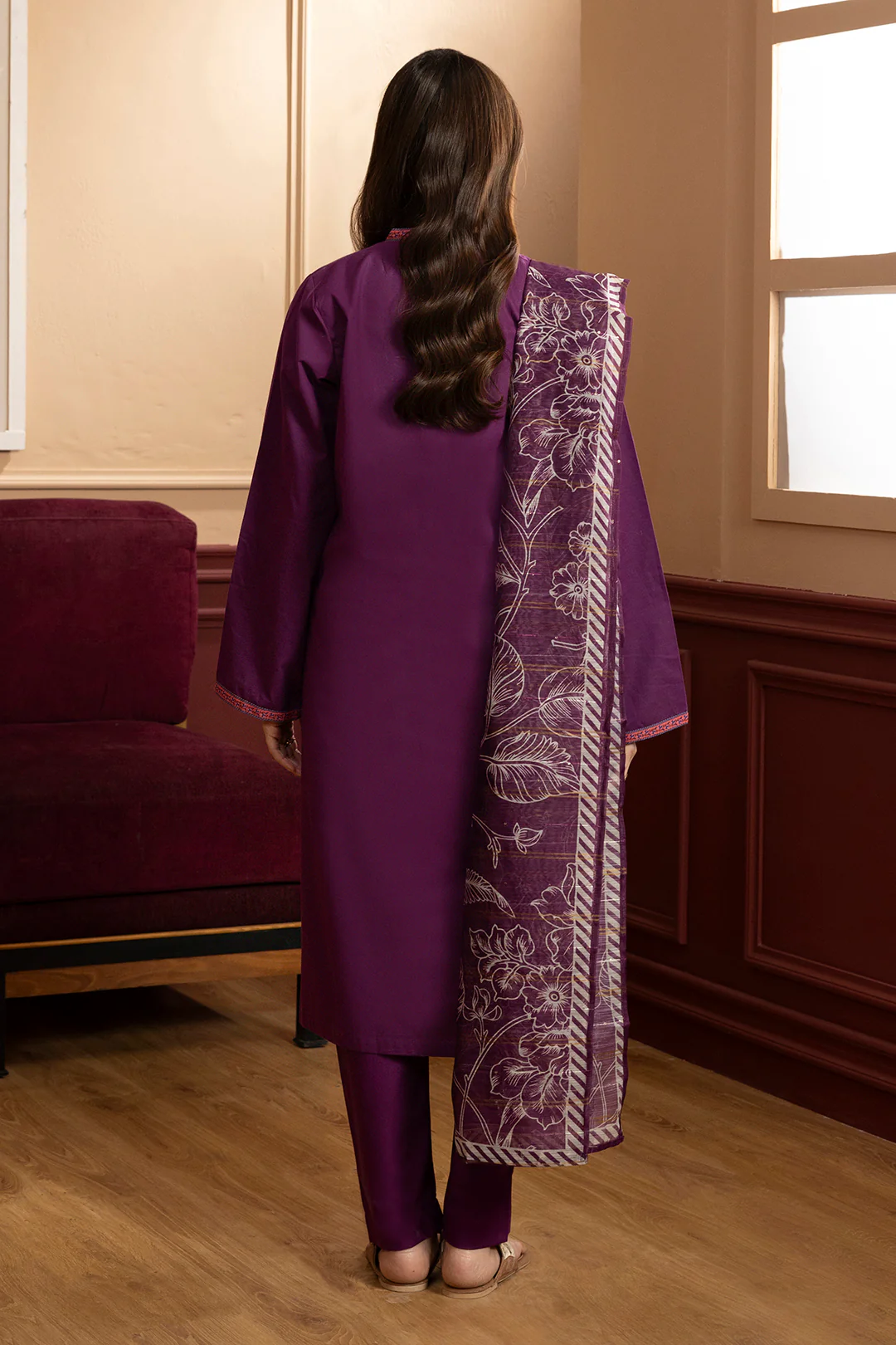 Kurta Dupatta Trouser - 3074 - Image 8