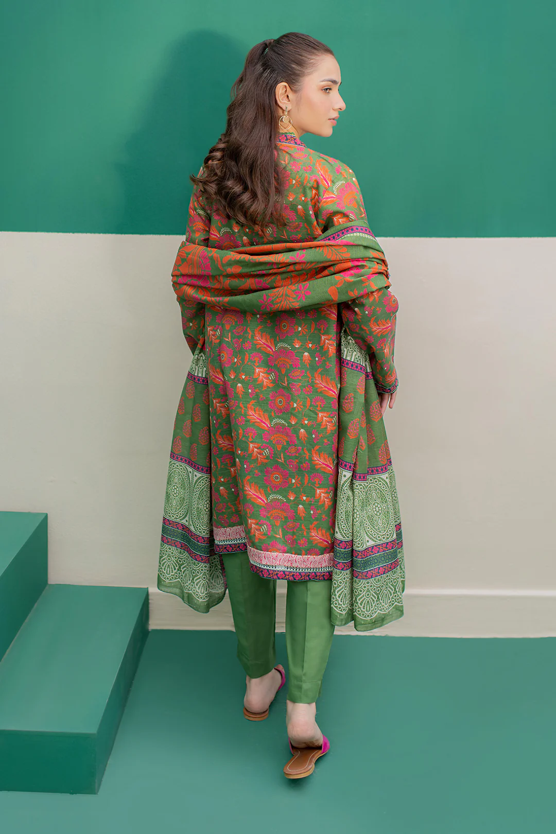 Kurta Dupatta Trouser - 3088 - Image 5