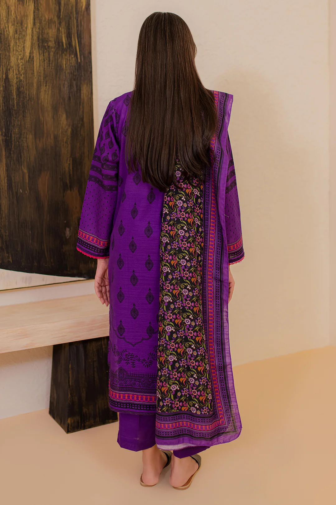 Kurta Dupatta Trouser - 3089 - Image 6