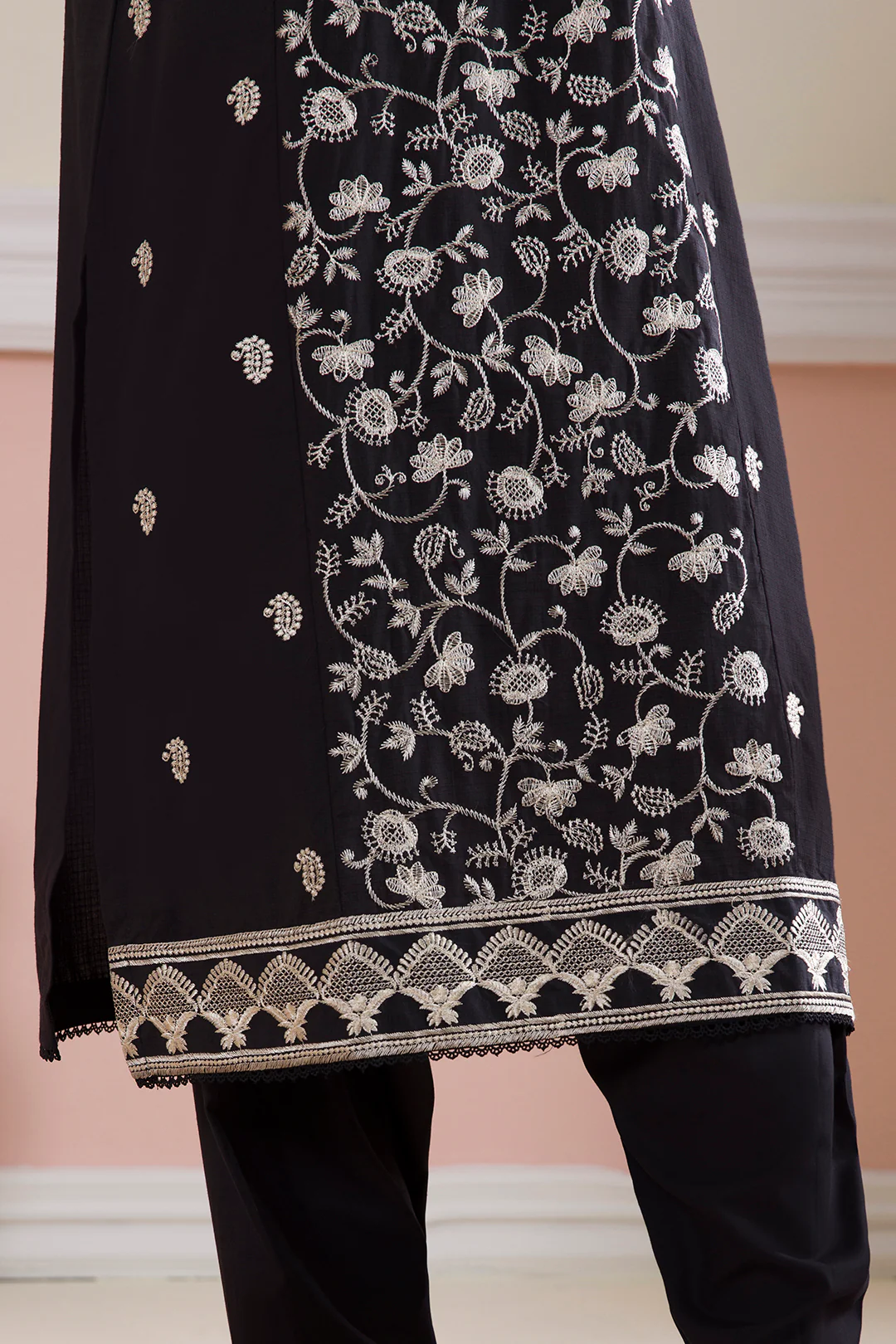 Embroidered Kurta Dupatta Trouser - 3090 - Image 8
