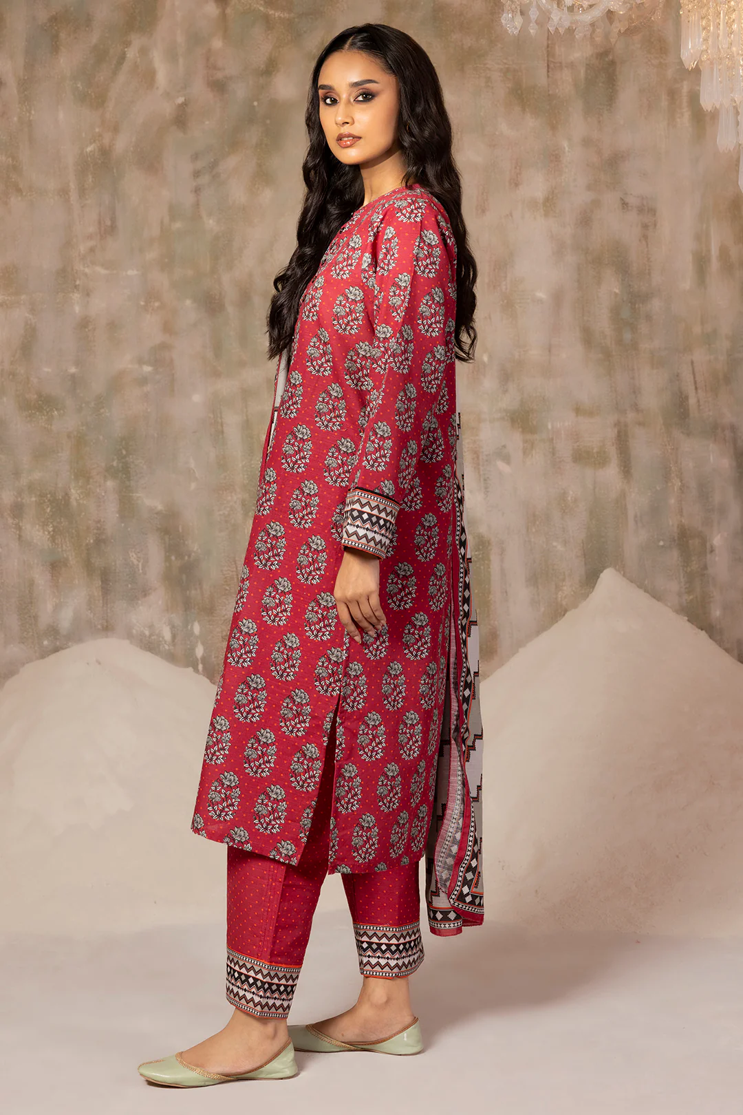 Kurta Dupatta Trouser - 3117 - Image 10