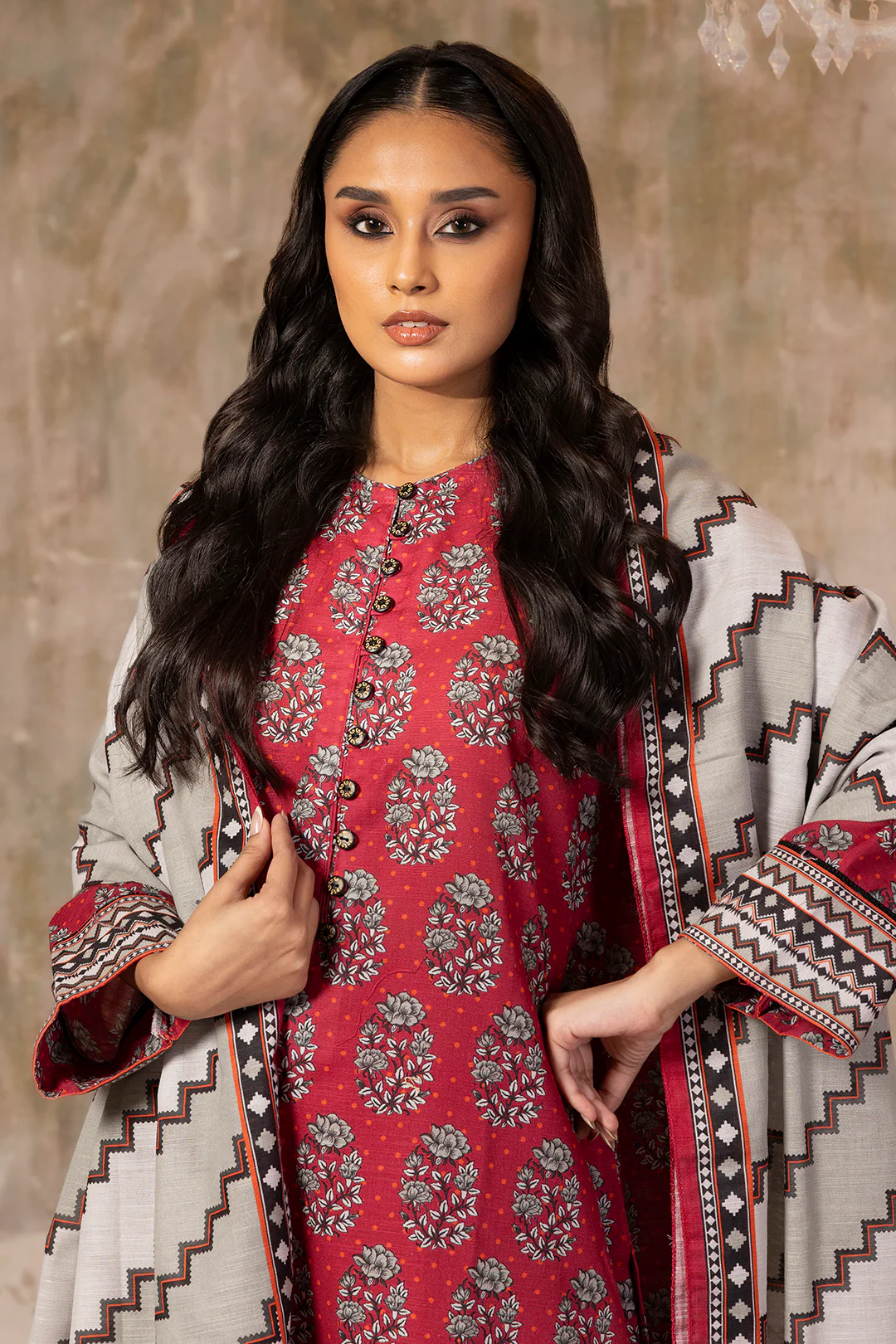 Kurta Dupatta Trouser - 3117 - Image 5