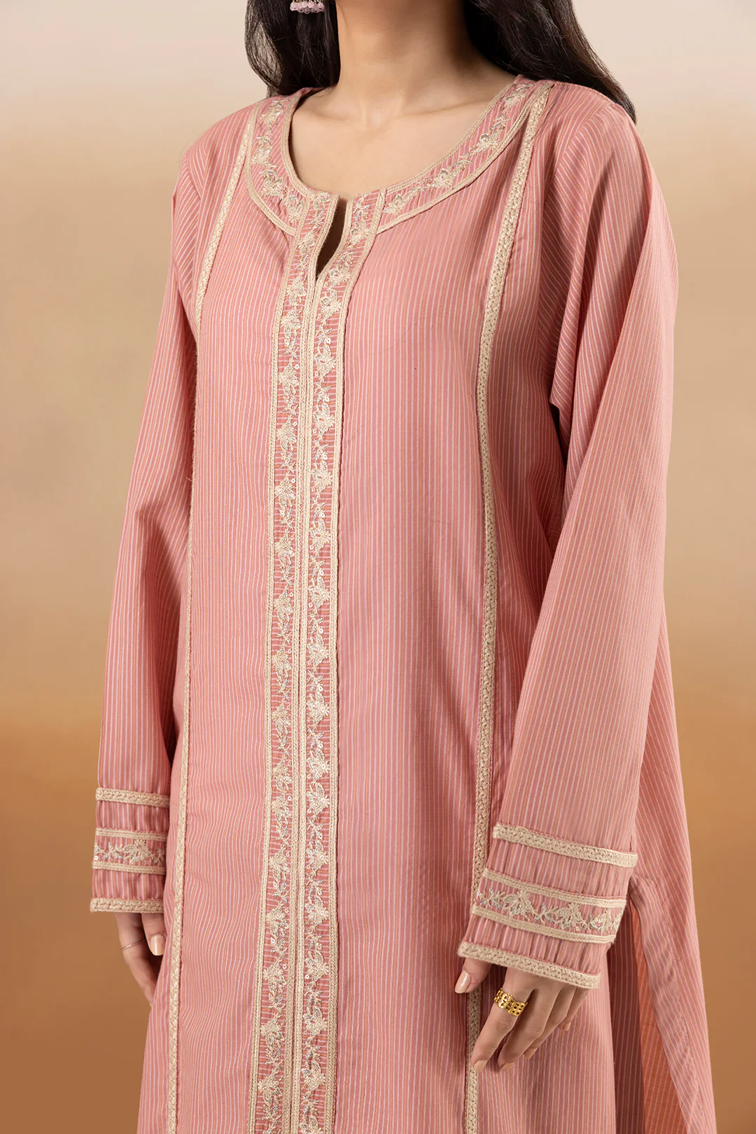 Embroidered Kurta Dupatta Trouser - 3371 - Image 5