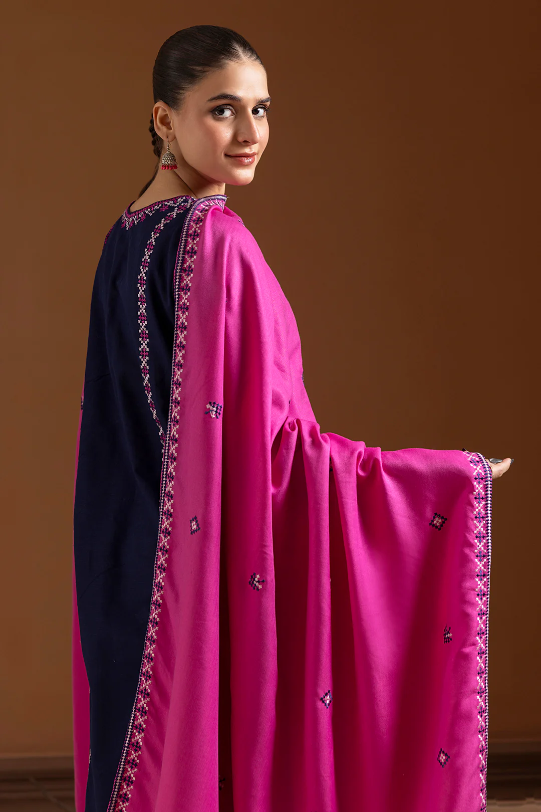 Embroidered Kurta Dupatta Trouser - 3373 - Image 10