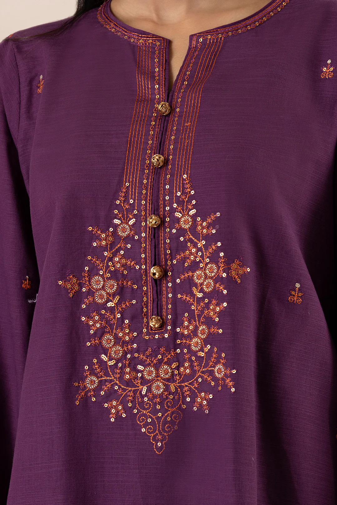 Embroidered Kurta Dupatta Trouser - 3395 - Image 8