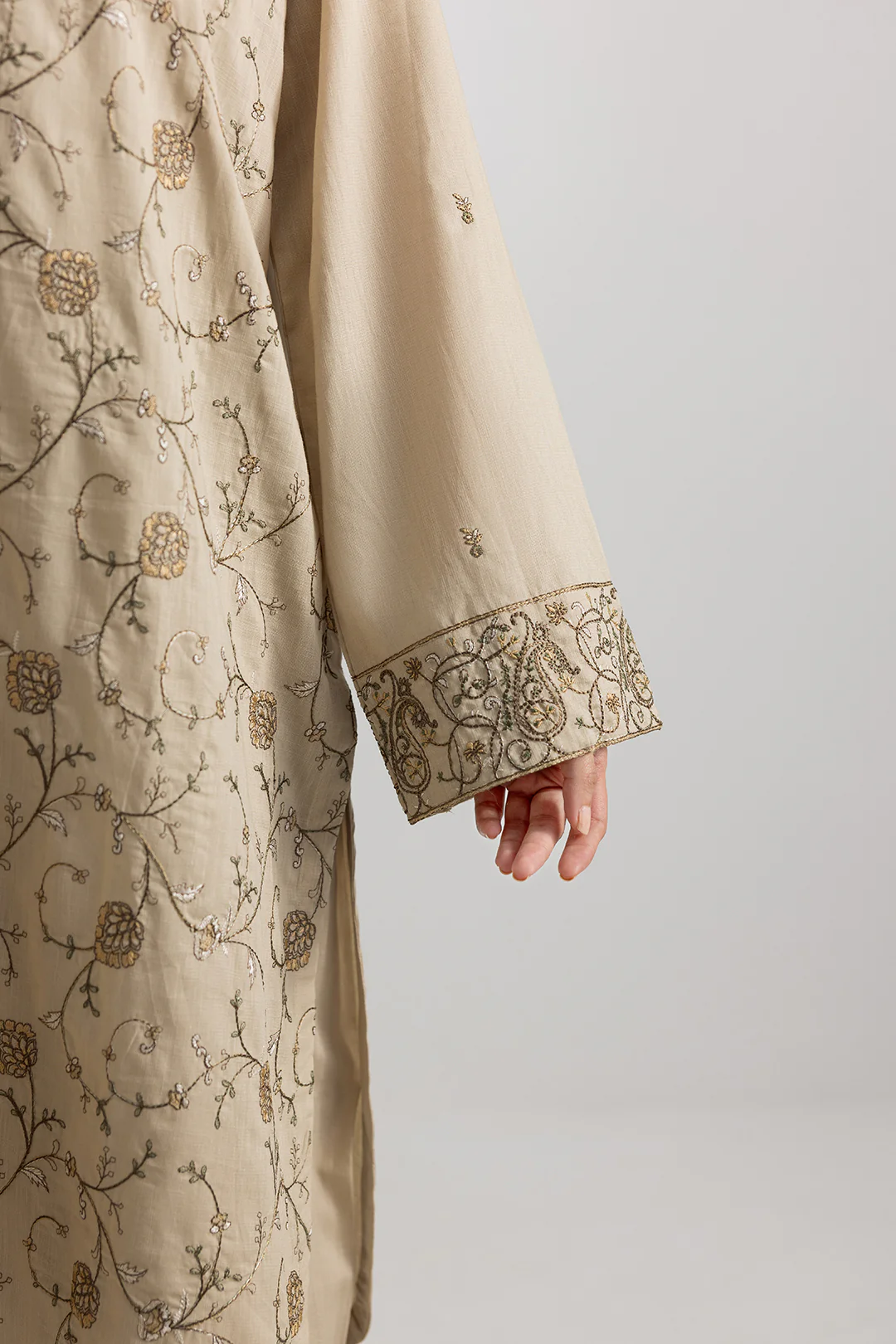 Embroidered Kurta Dupatta Trouser - 2589 - Image 8