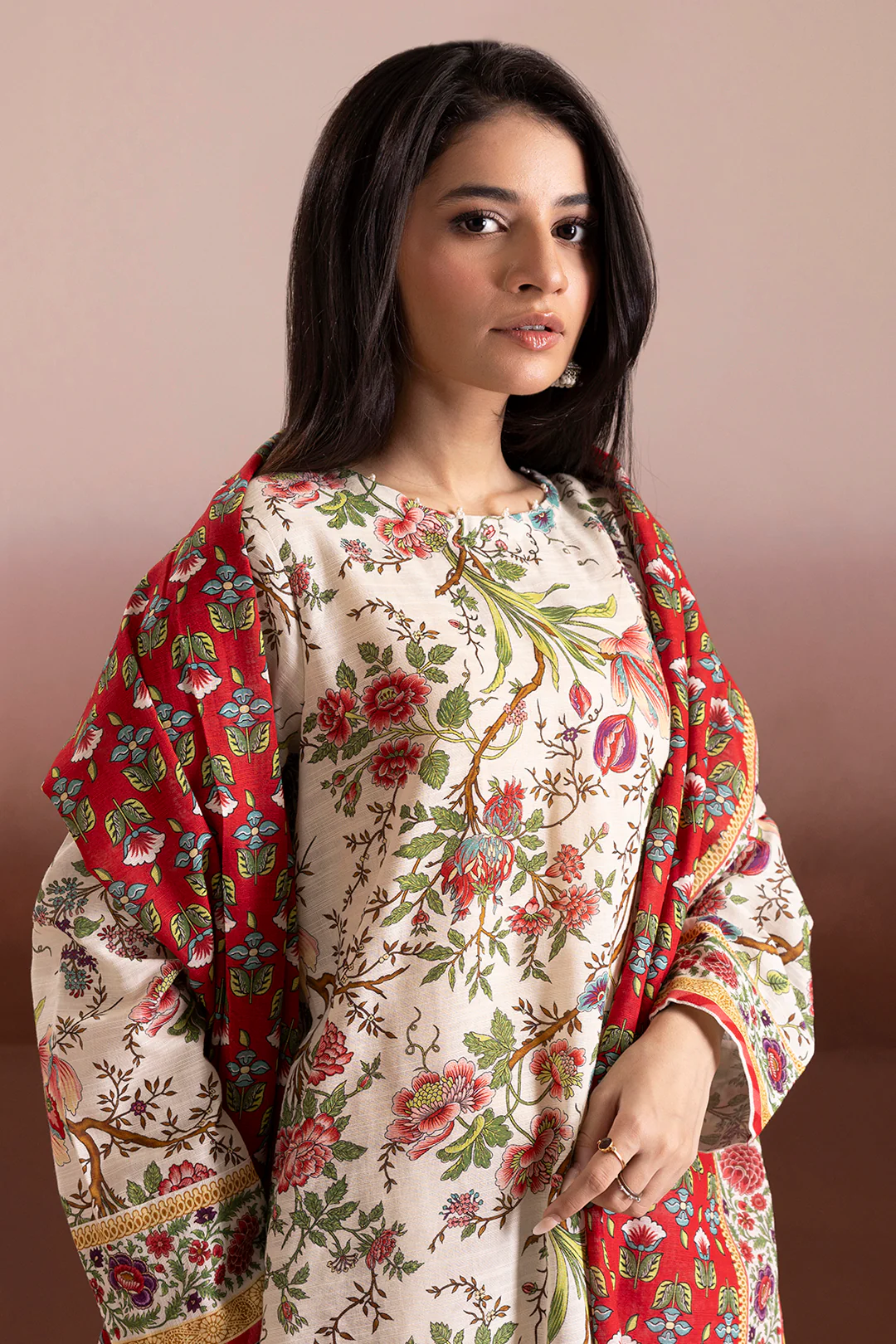 Kurta Dupatta Trouser - 2695 - Image 2