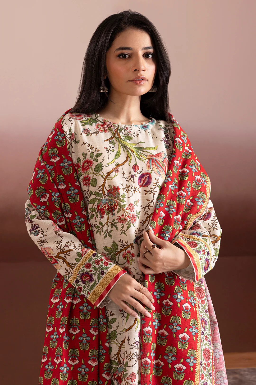 Kurta Dupatta Trouser - 2695 - Image 3