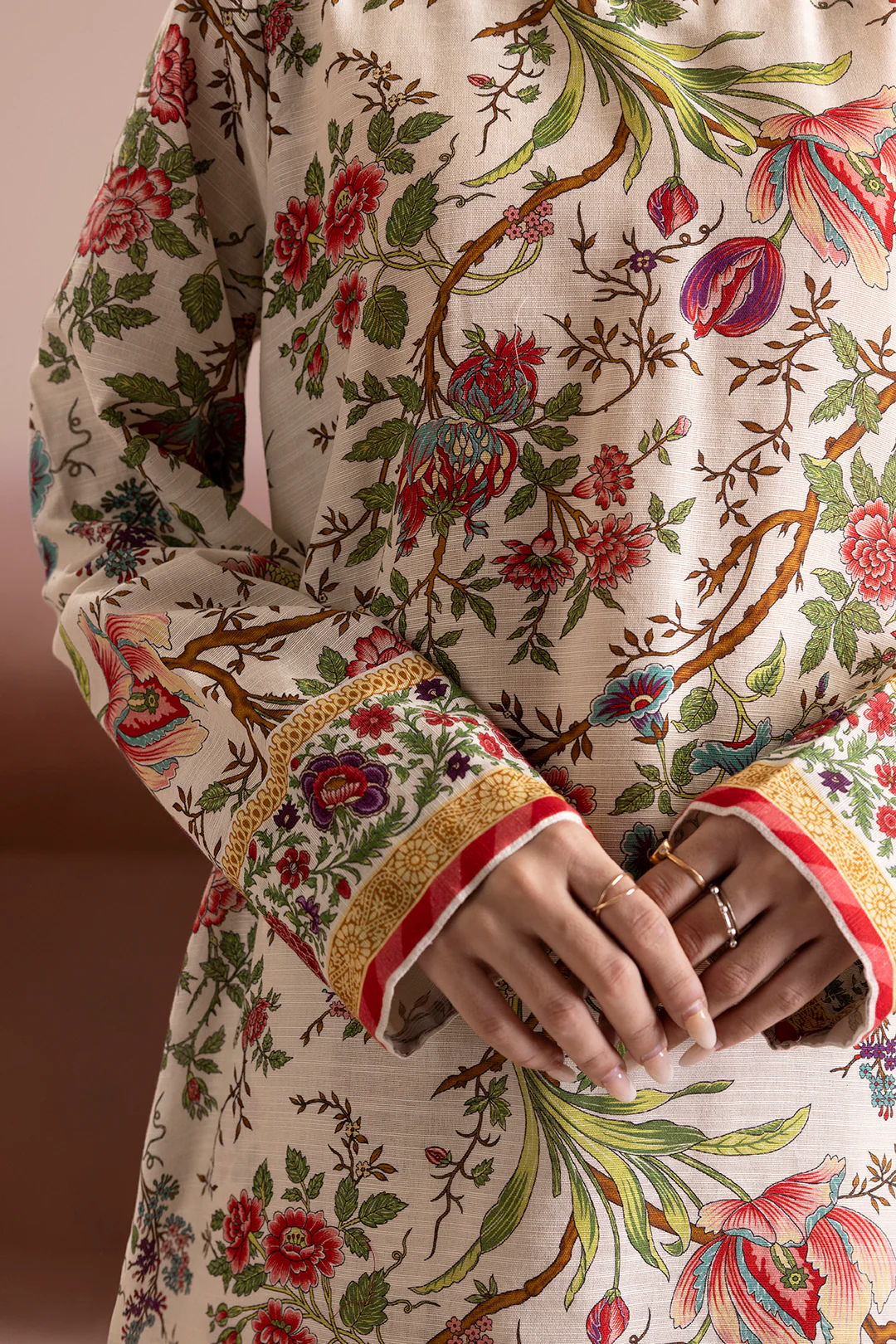 Kurta Dupatta Trouser - 2695 - Image 4