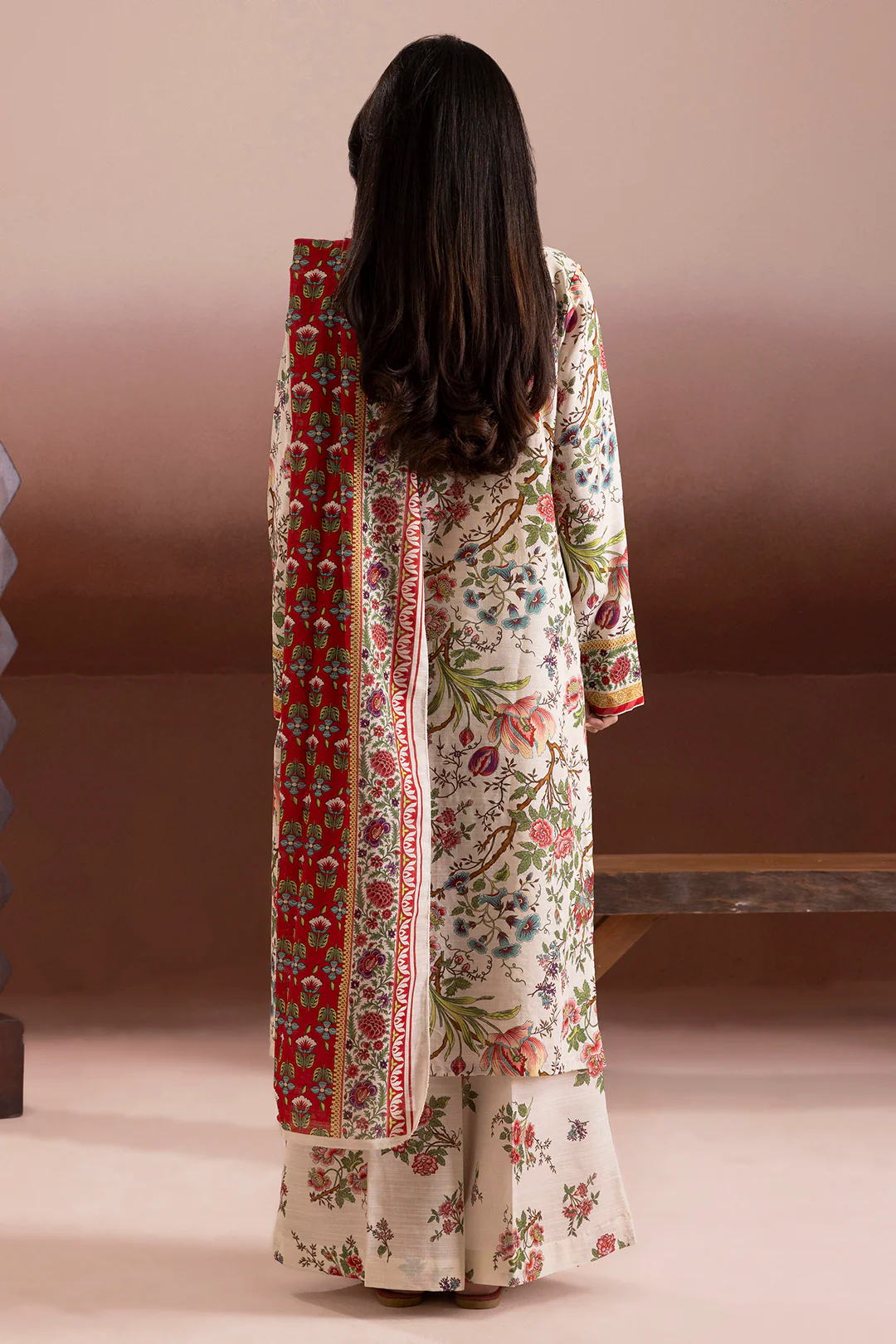 Kurta Dupatta Trouser - 2695 - Image 6