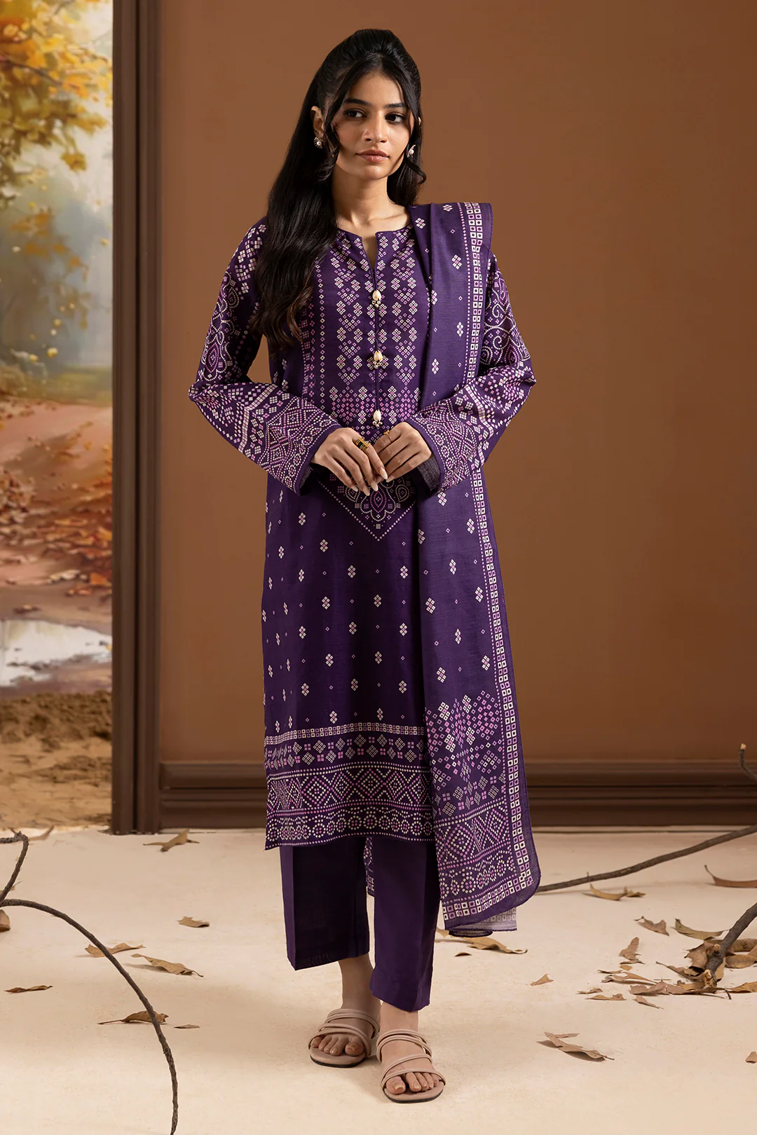 Kurta Dupatta Trouser - 2697 - Image 3