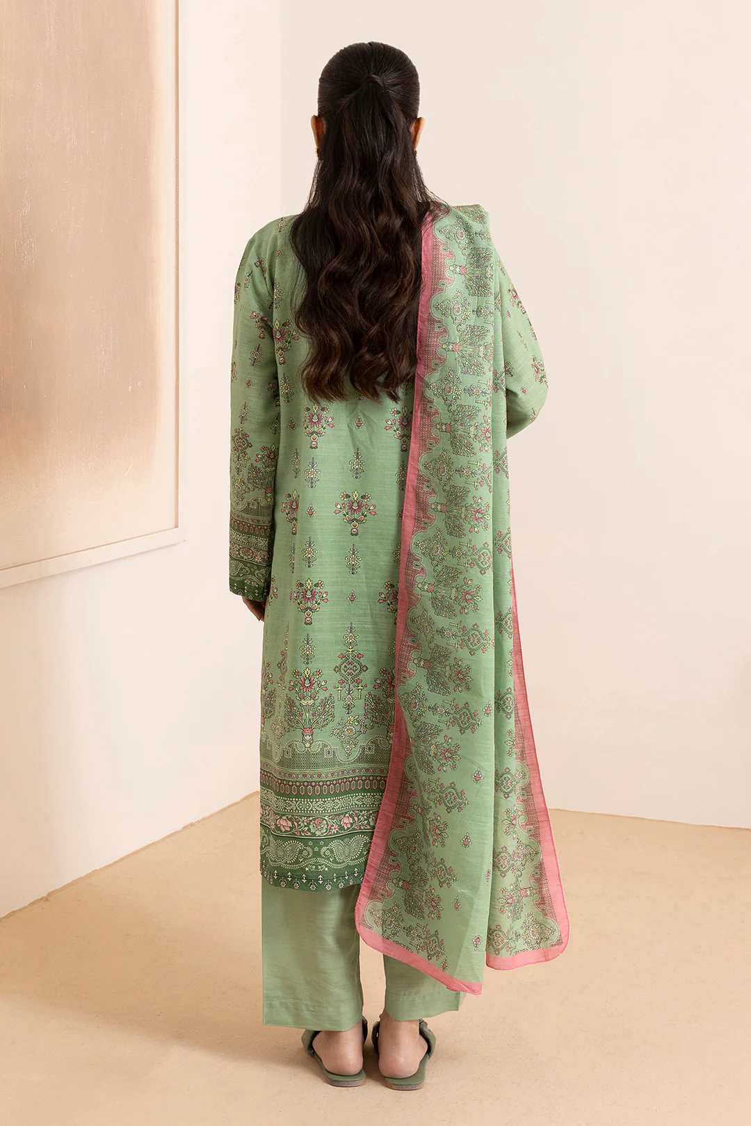 Kurta Dupatta Trouser - 2699 - Image 6