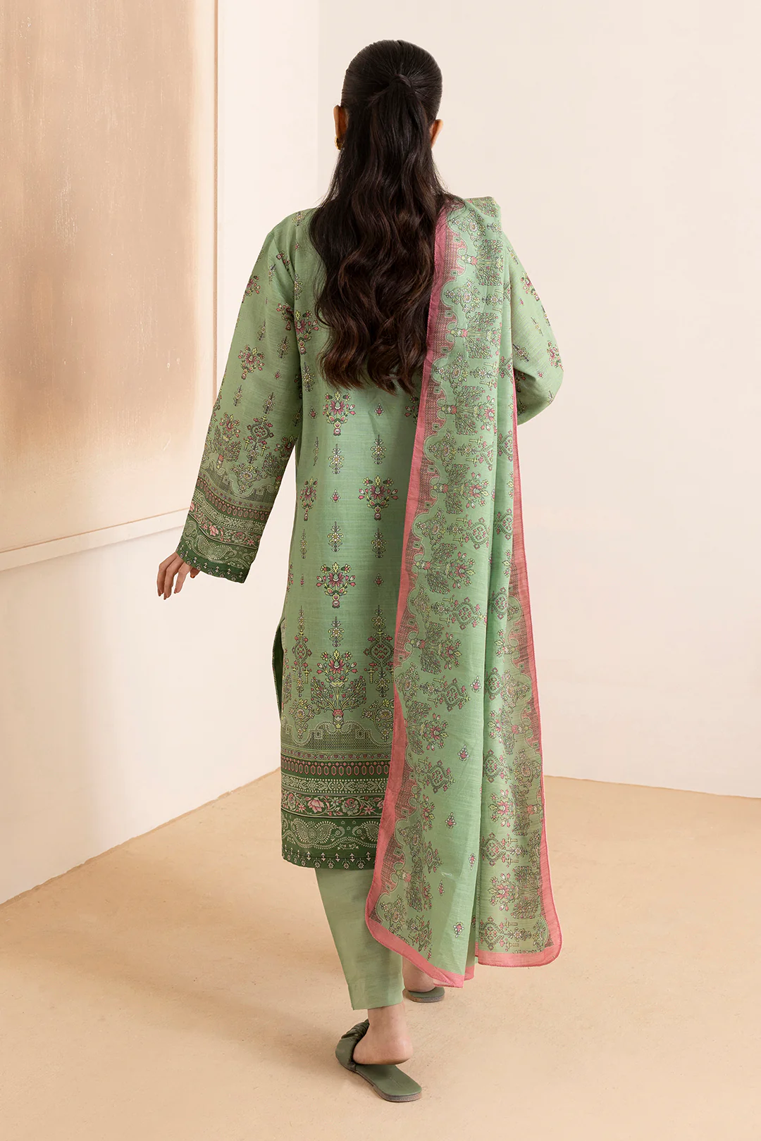 Kurta Dupatta Trouser - 2699 - Image 7