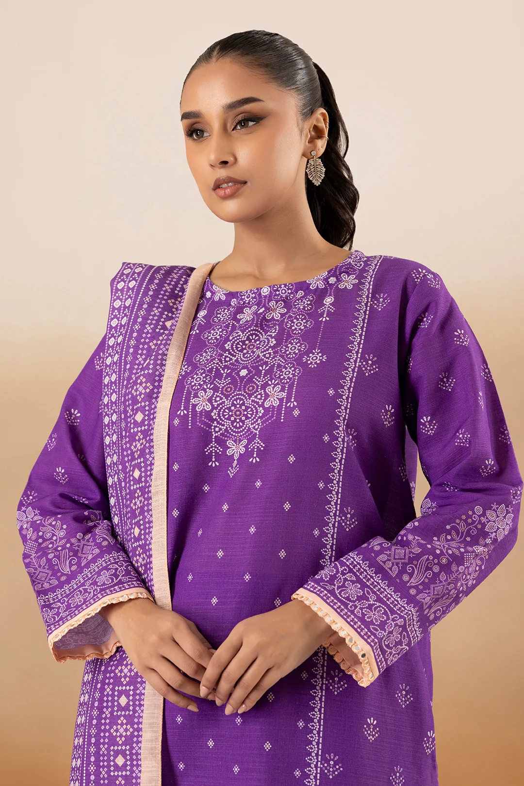 Kurta Dupatta Trouser - 2705 - Image 2