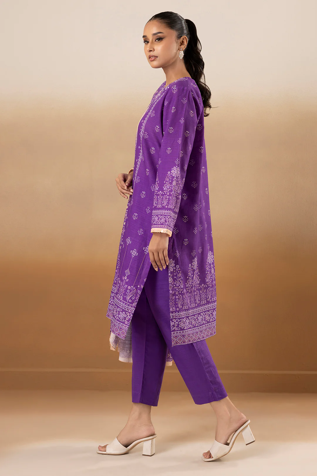 Kurta Dupatta Trouser - 2705 - Image 3
