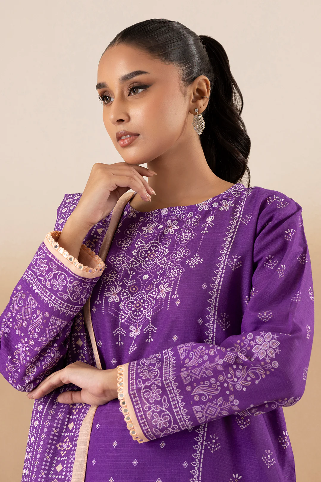 Kurta Dupatta Trouser - 2705 - Image 4