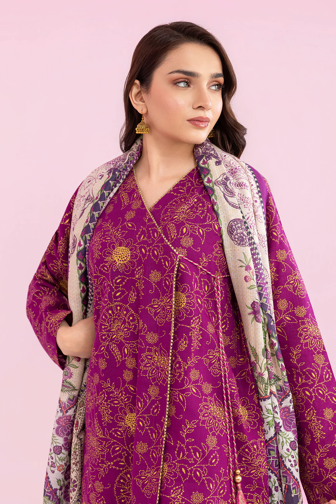Kurta Dupatta Trouser - 2707 - Image 2