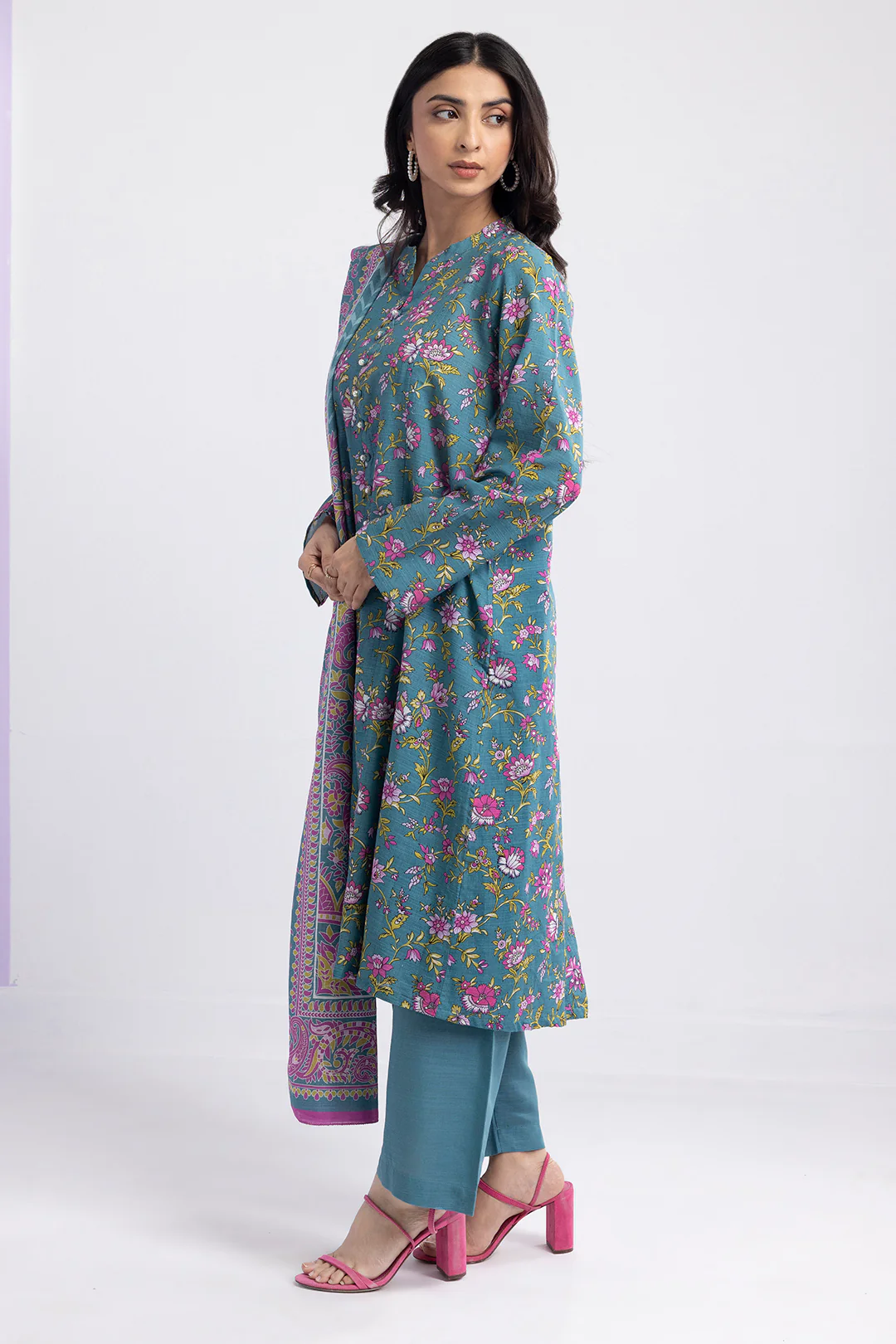 Kurta Dupatta Trouser - 2711 - Image 5
