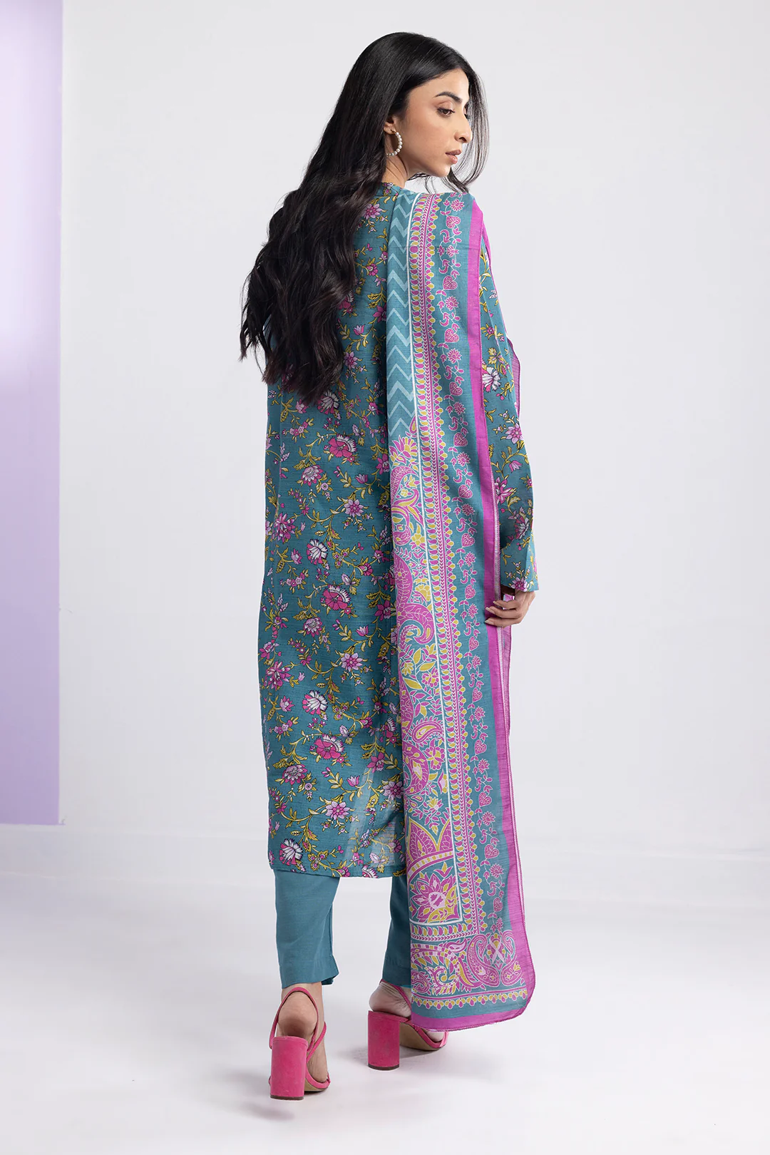 Kurta Dupatta Trouser - 2711 - Image 7