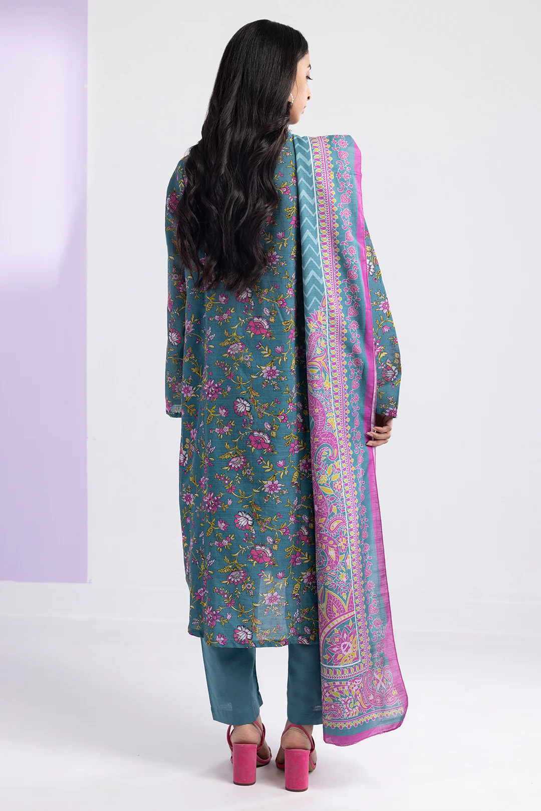 Kurta Dupatta Trouser - 2711 - Image 8