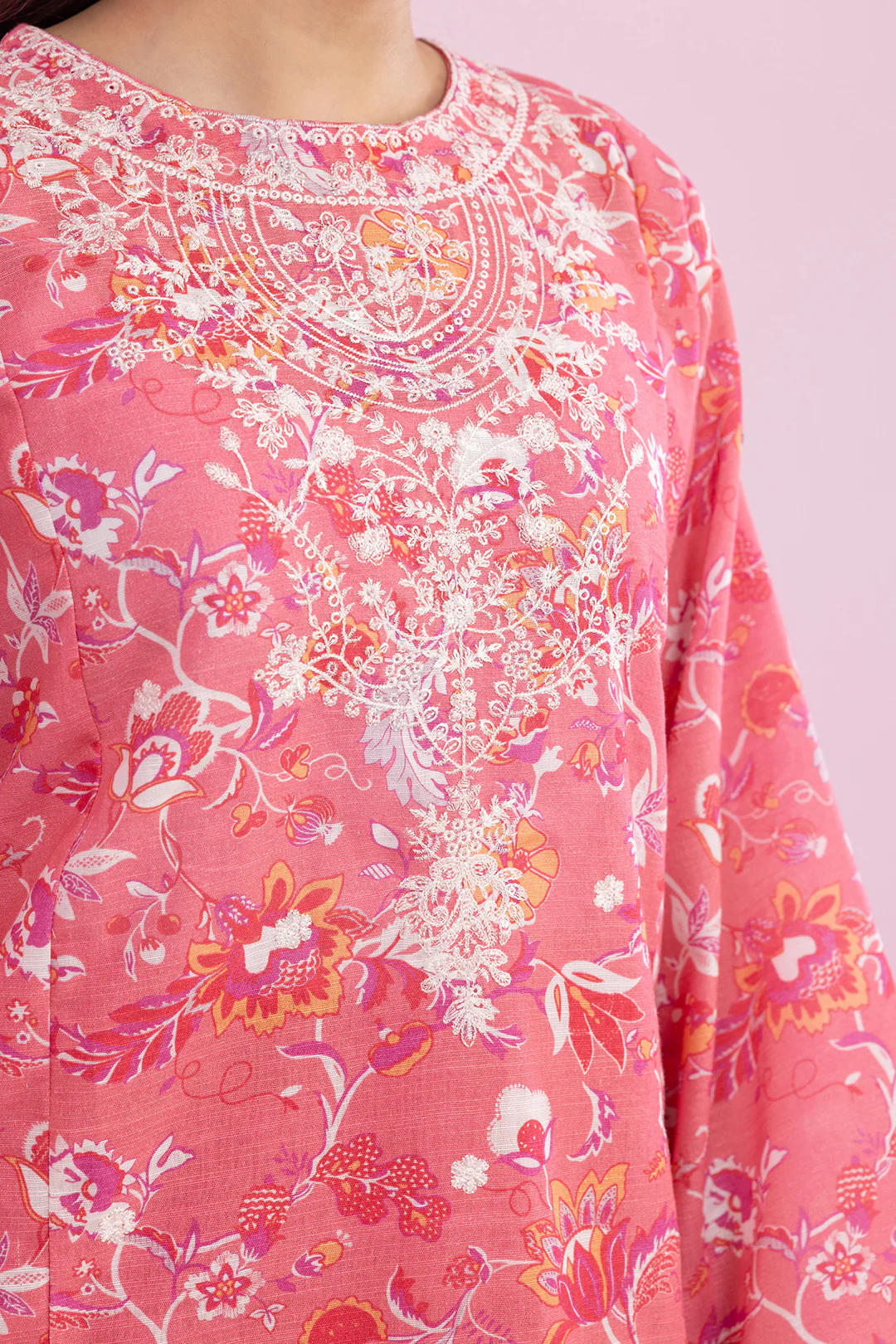 Embroidered Kurta Dupatta Trouser - 2774 - Image 3