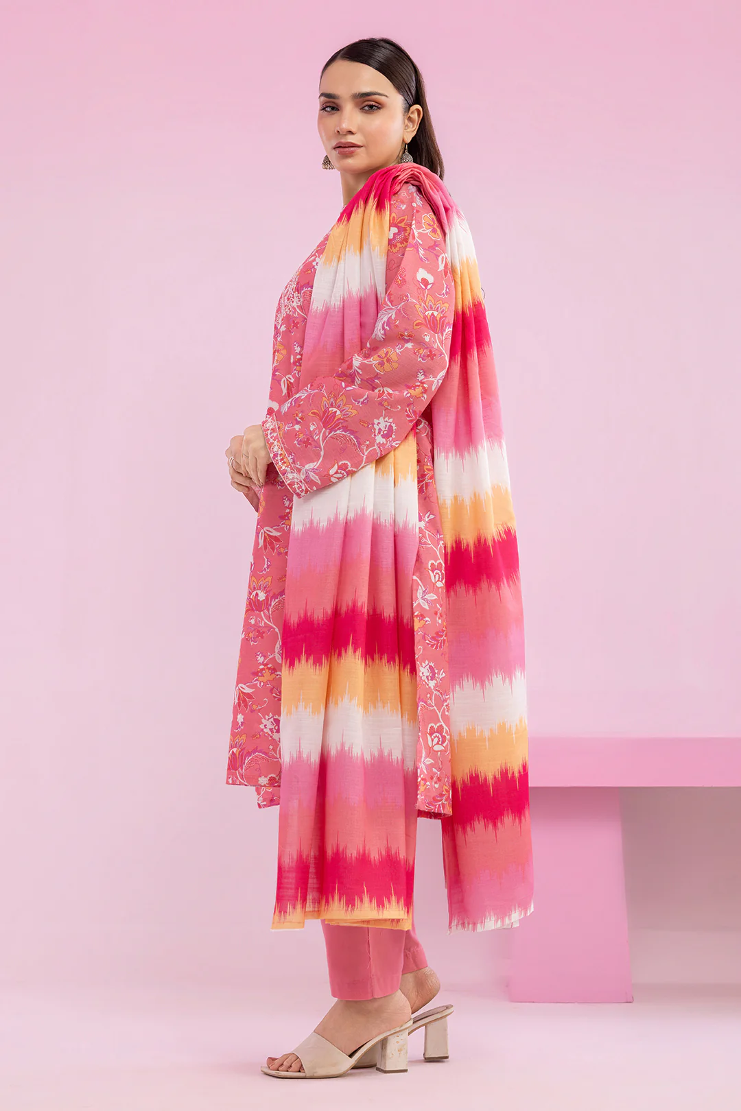 Embroidered Kurta Dupatta Trouser - 2774 - Image 7