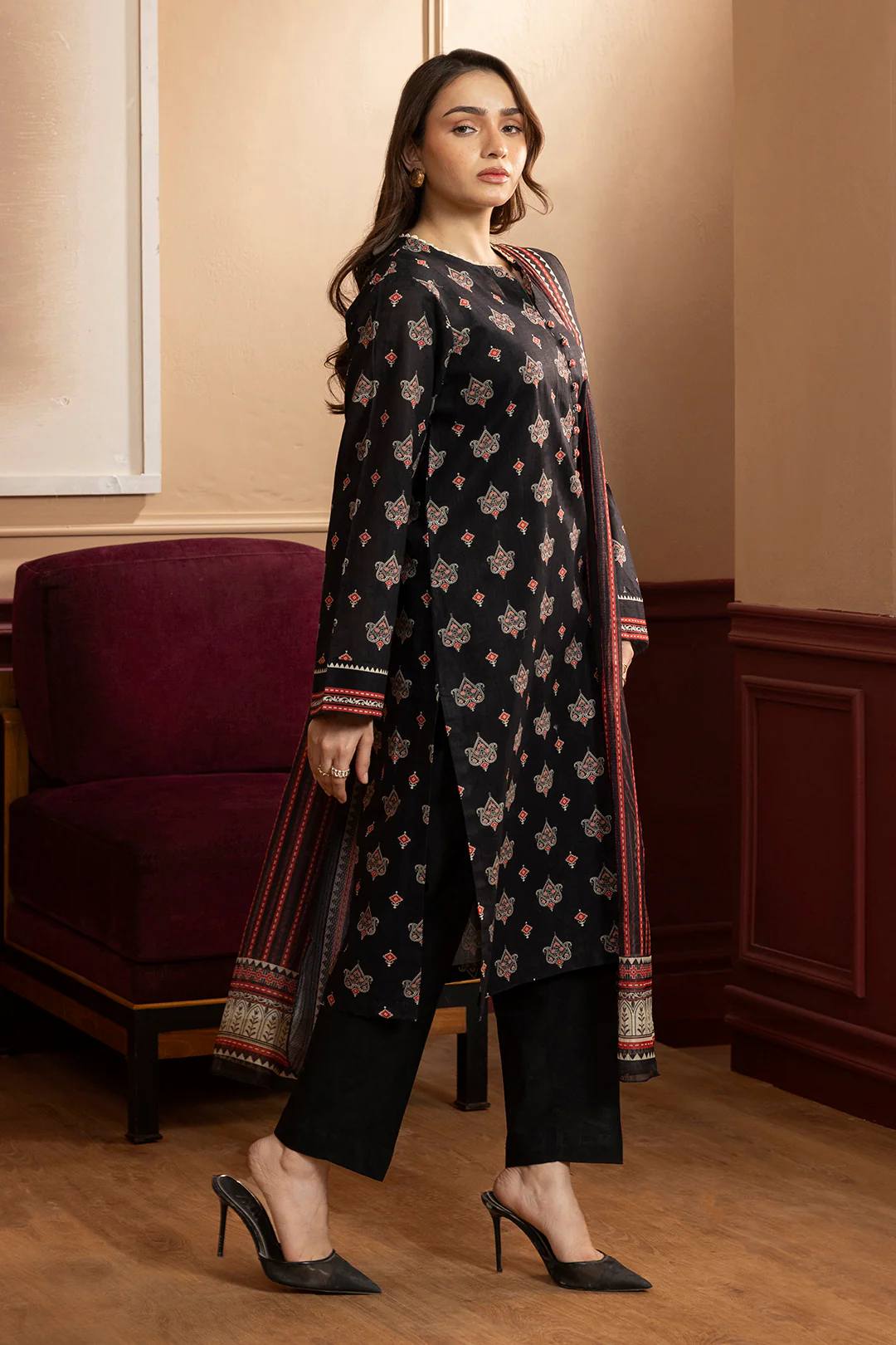 Kurta Dupatta Trouser - 2776 - Image 5
