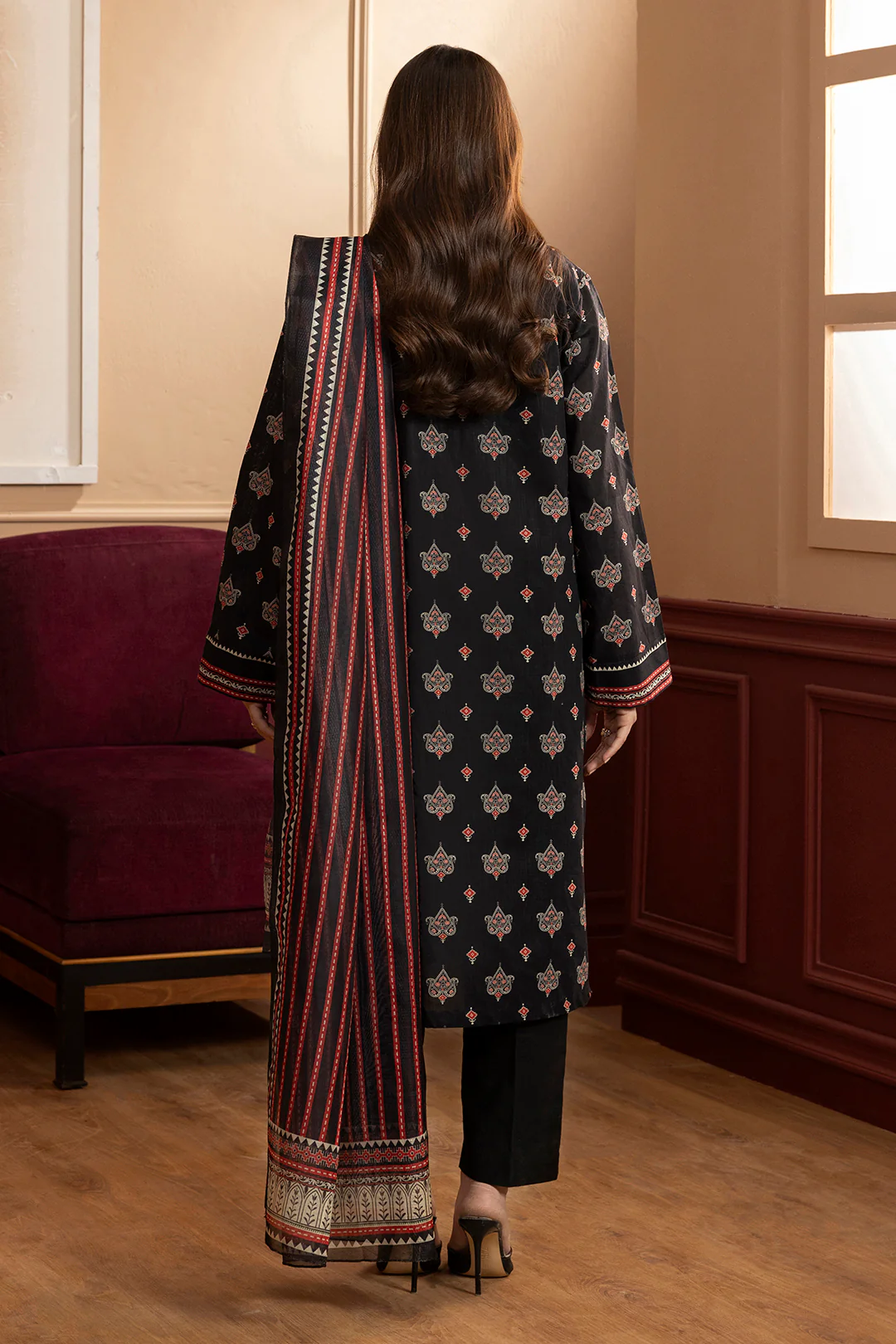 Kurta Dupatta Trouser - 2776 - Image 7