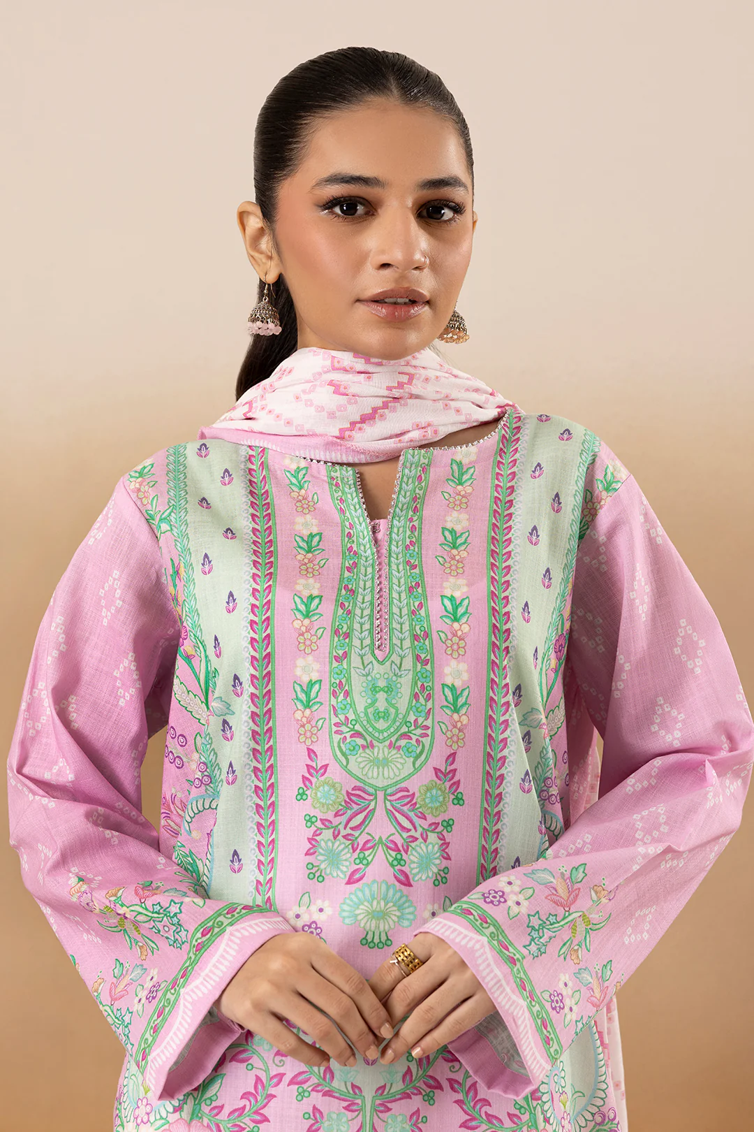 Kurta Dupatta Trouser - 2778 - Image 4