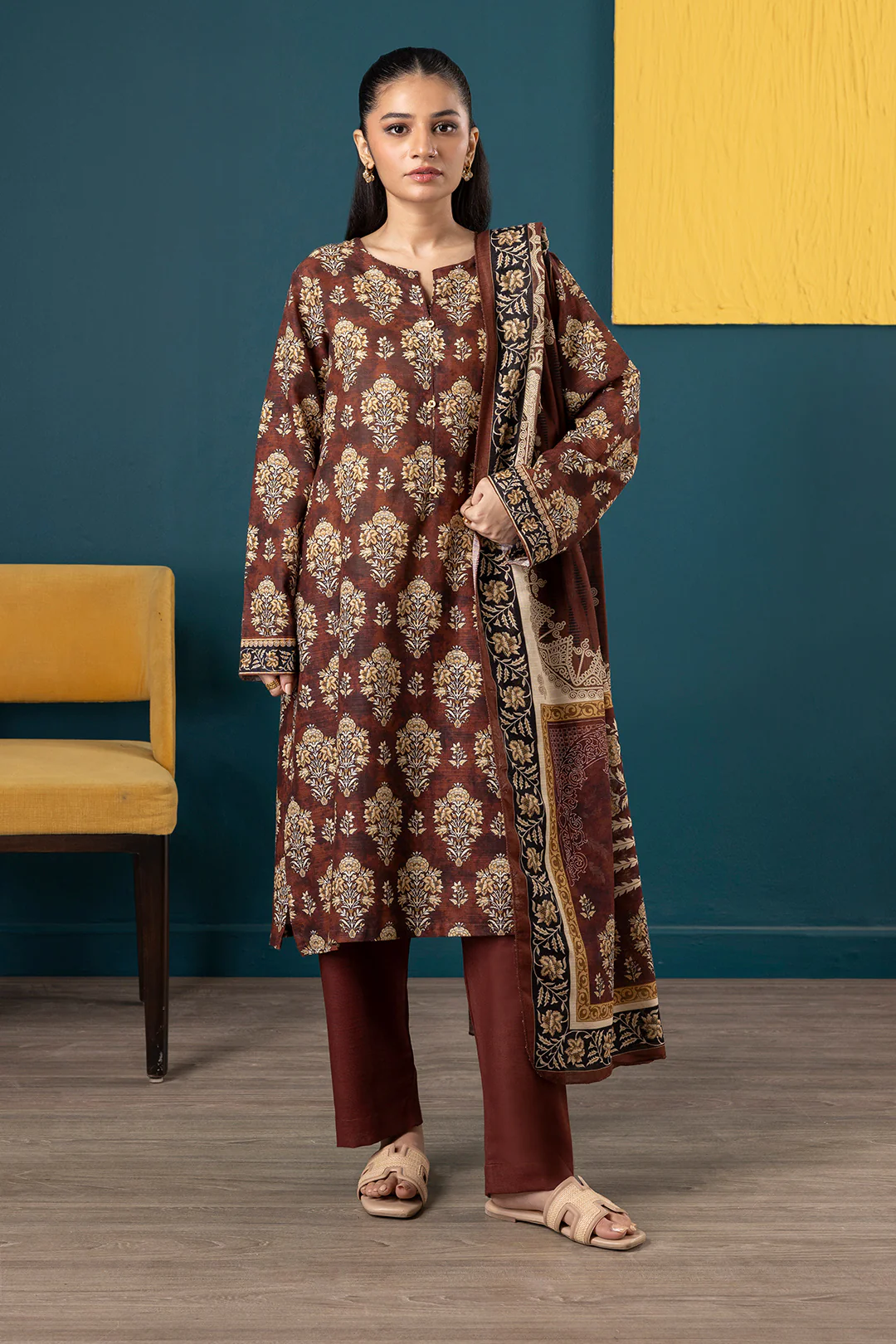 Kurta Dupatta Trouser - 2779 - Image 6