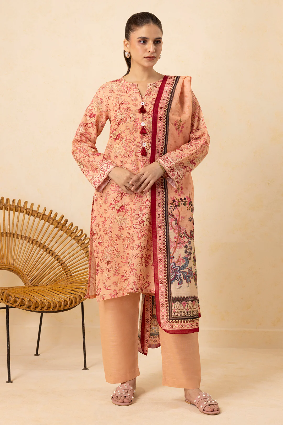 Kurta Dupatta Trouser - 2787 - Image 3