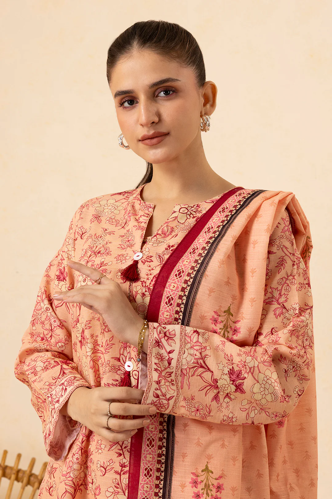 Kurta Dupatta Trouser - 2787 - Image 4