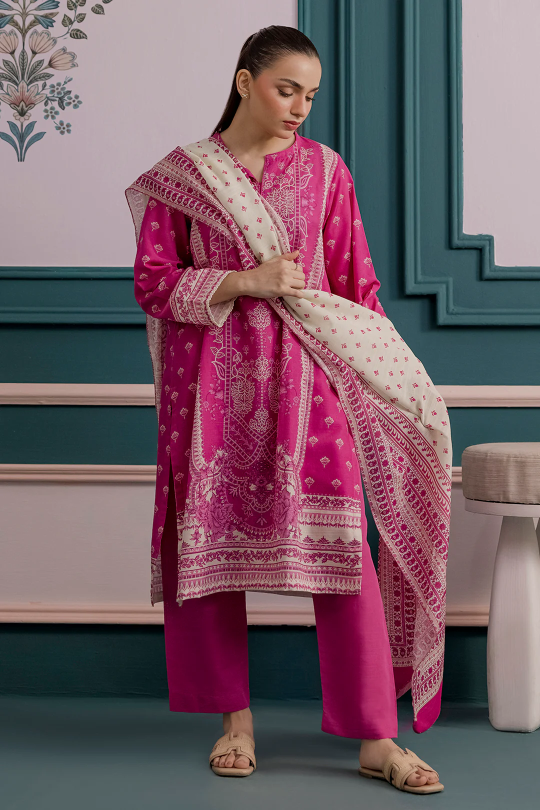 Kurta Dupatta Trouser - 2869 - Image 3
