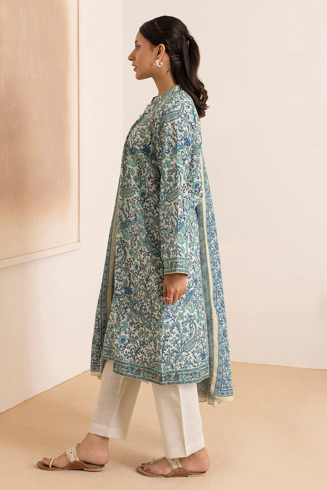 Kurta Dupatta Trouser - 2873 - Image 6