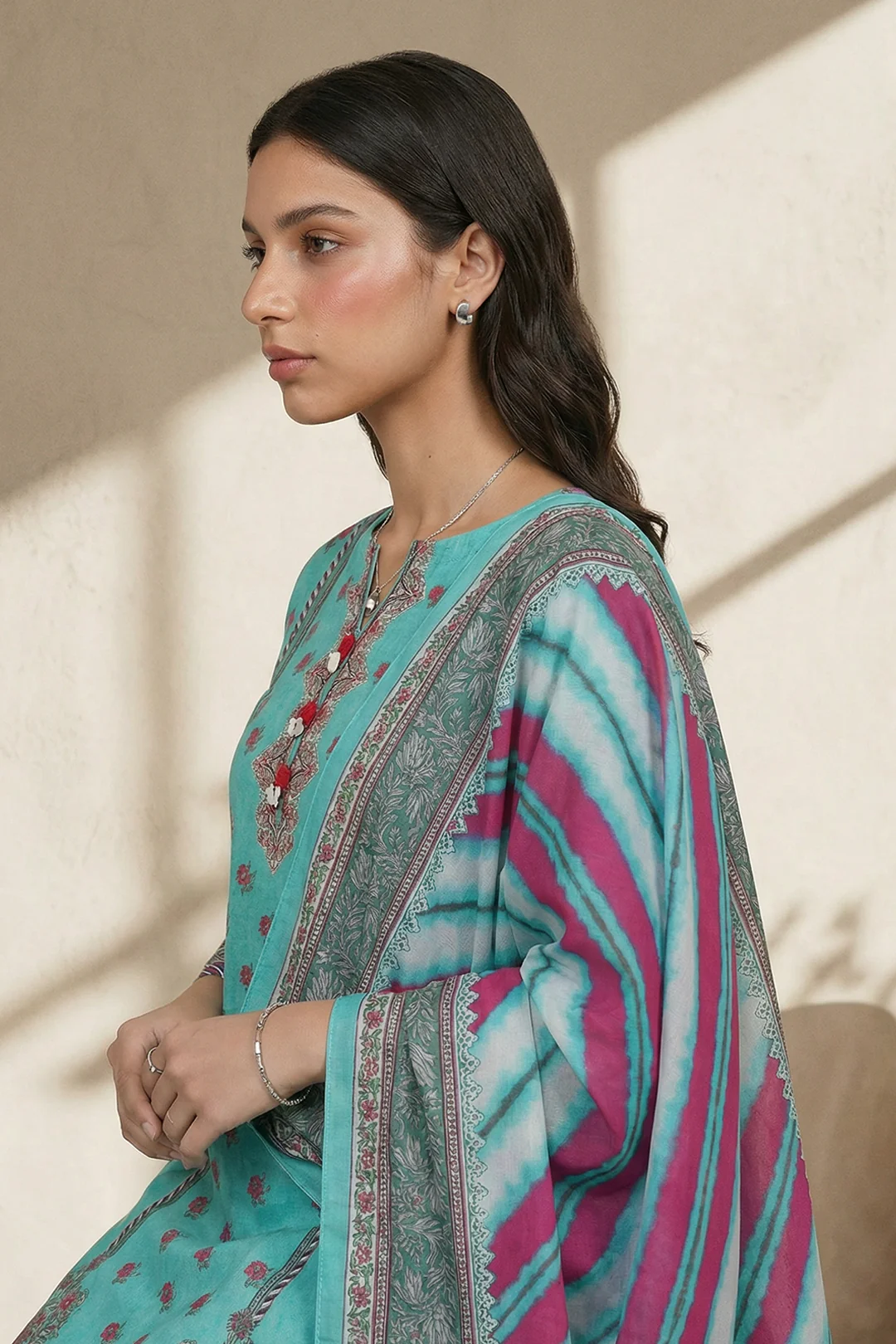 Kurta Dupatta Trouser - 2877 - Image 5