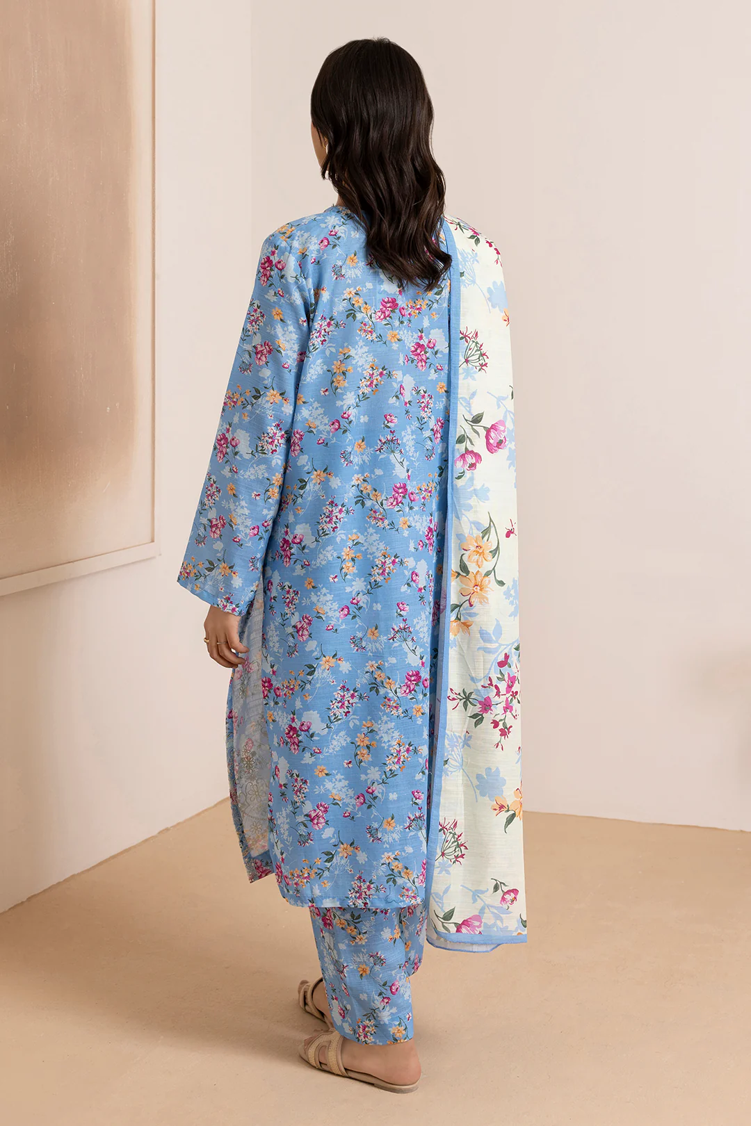 Embroidered Kurta Dupatta Trouser - 2882 - Image 10