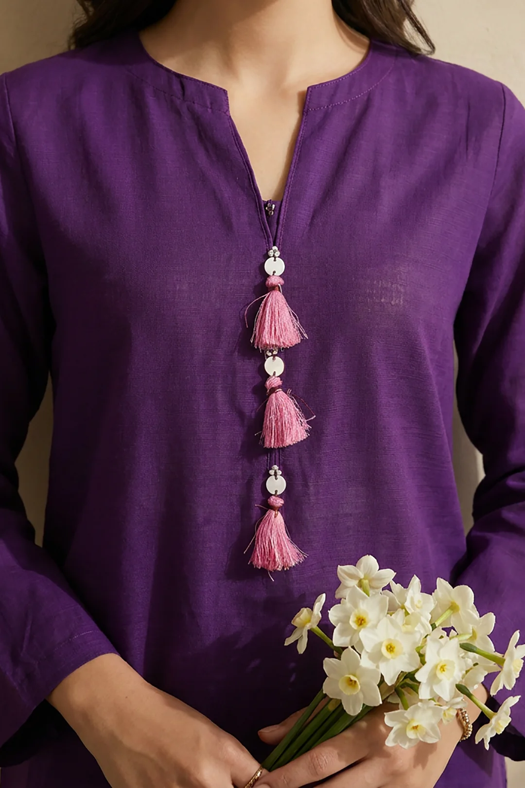 Embroidered Kurta Dupatta Trouser - 2886 - Image 3