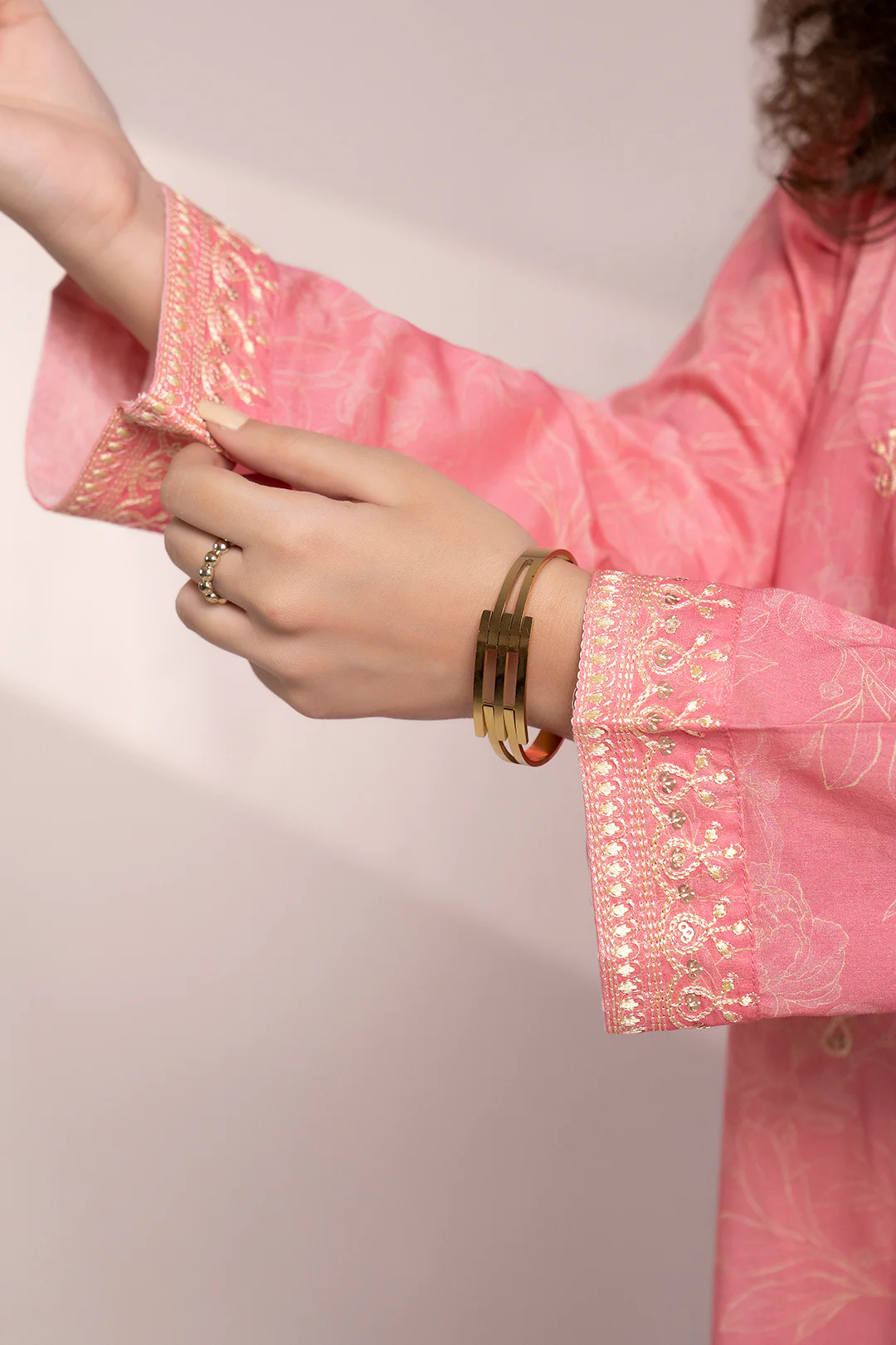 Embroidered Kurta Dupatta - 1431 - Image 6