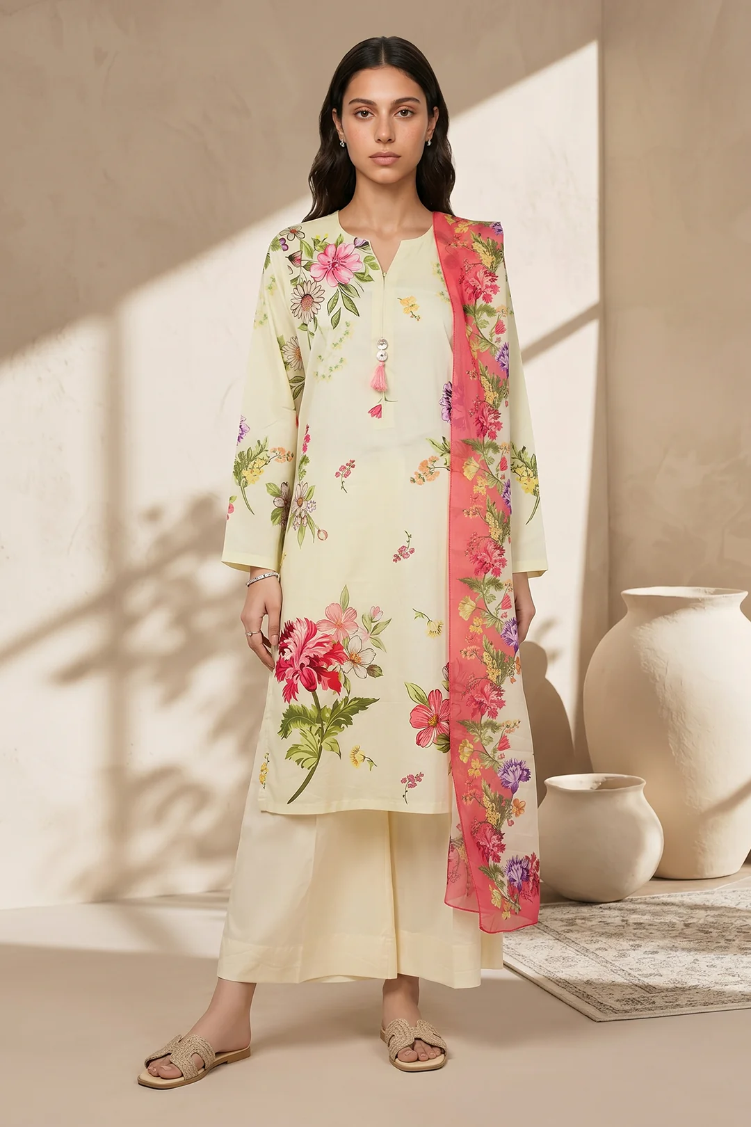 Kurta Dupatta - 2409 - Image 3